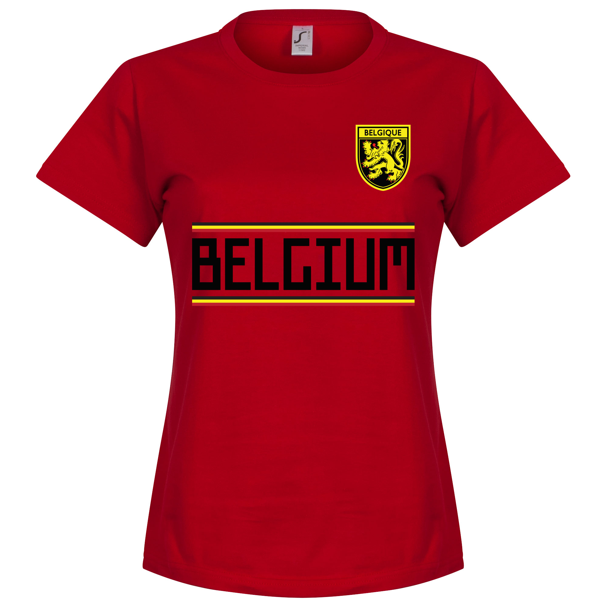 Retake Belgie Dames Team T Shirt Rood retake kopen in de aanbieding
