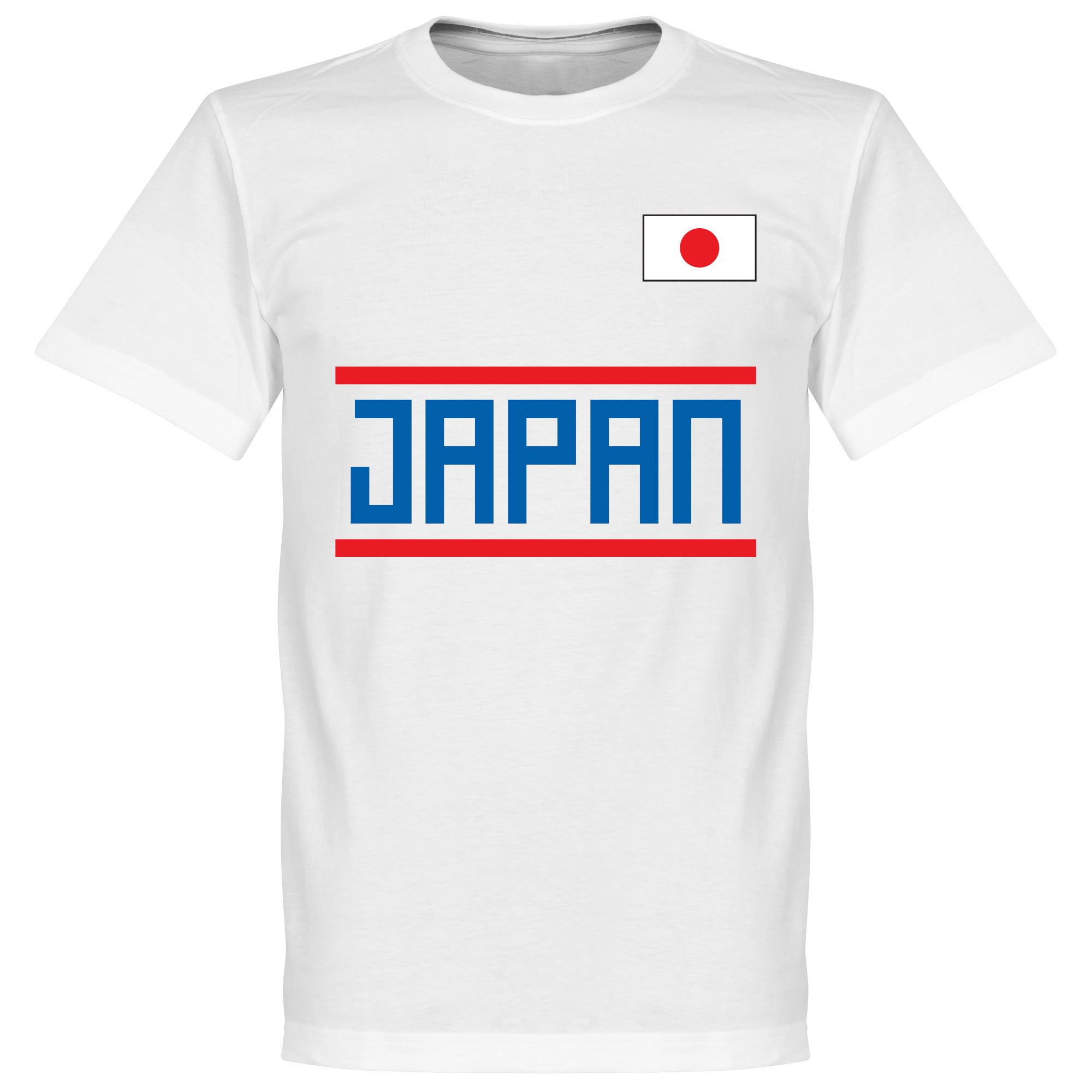 Retake Japan Team T Shirt Wit retake kopen in de aanbieding