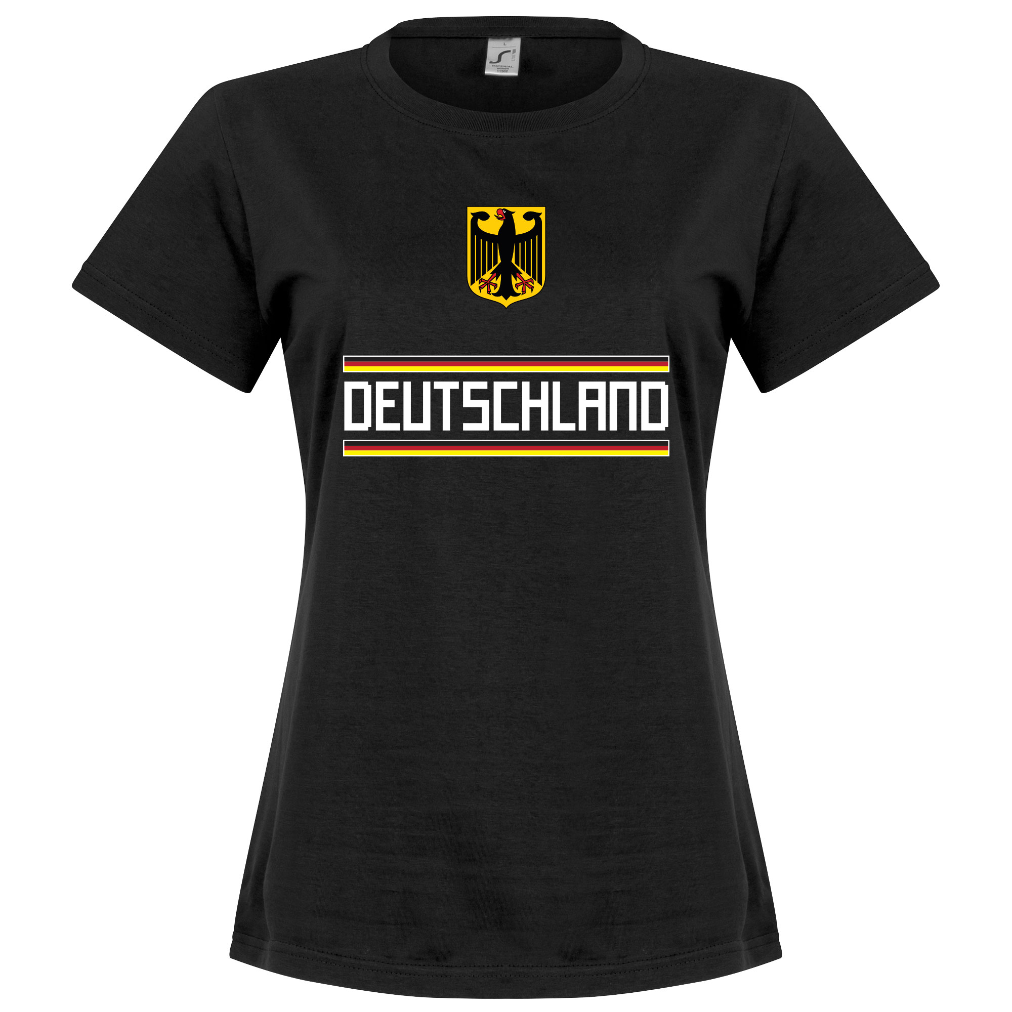 Retake Duitsland Dames Team T Shirt Zwart retake kopen in de aanbieding Retake Duitsland Dames Team T Shirt Zwart retake kopen in de aanbieding