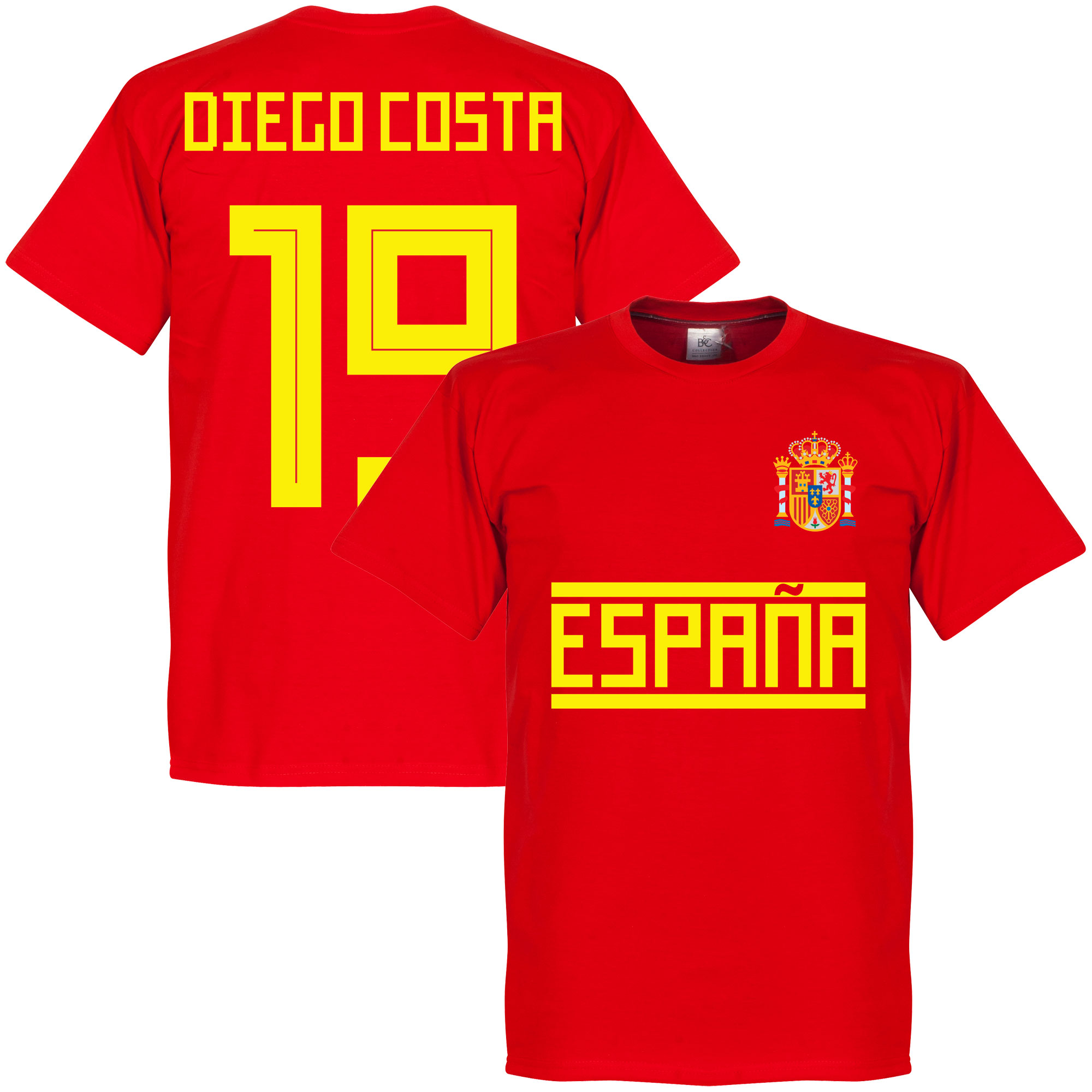 Retake Spanje Diego Costa 19 Team T Shirt retake kopen in de aanbieding