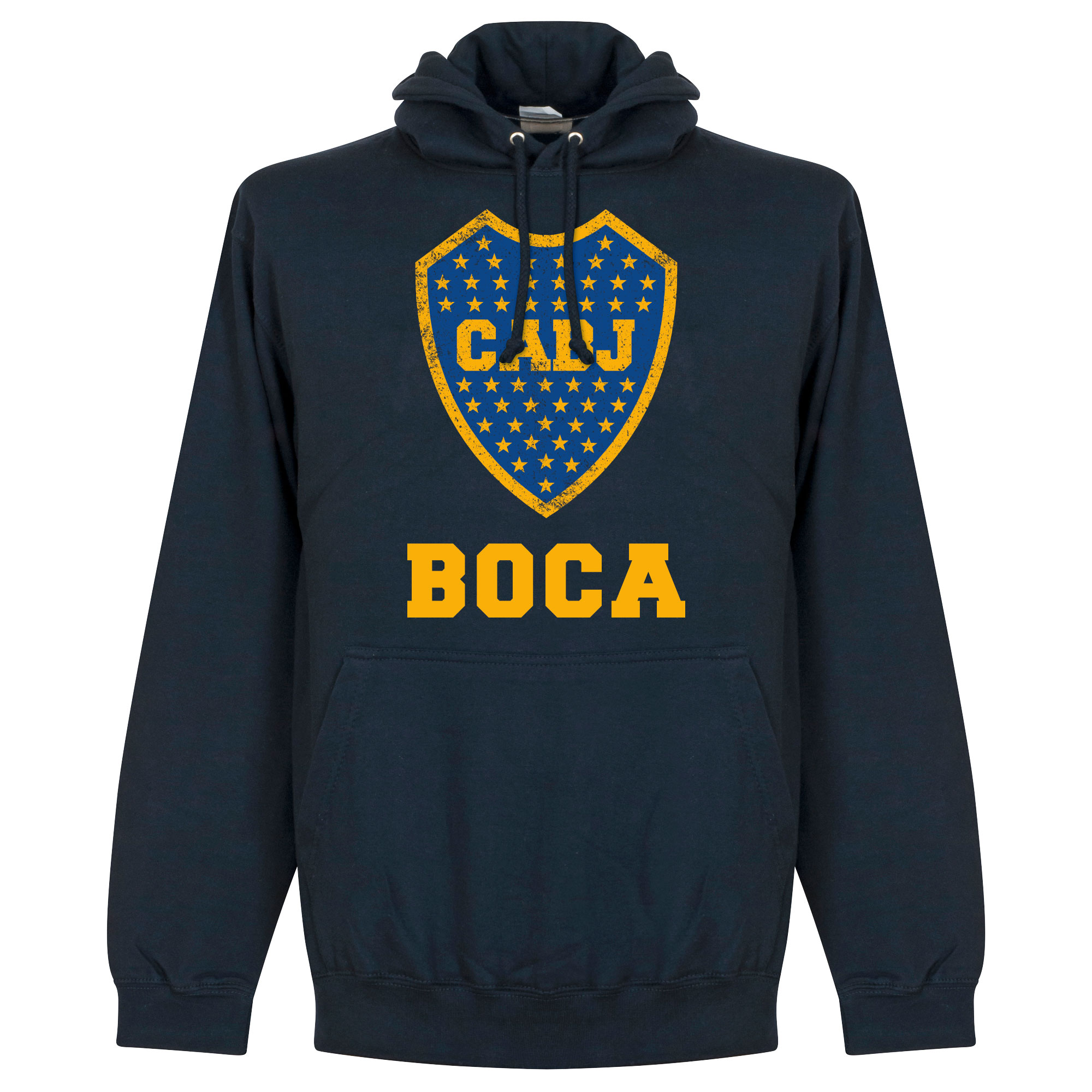 Retake Boca Juniors Logo Hooded Sweater Navy retake kopen in de aanbieding