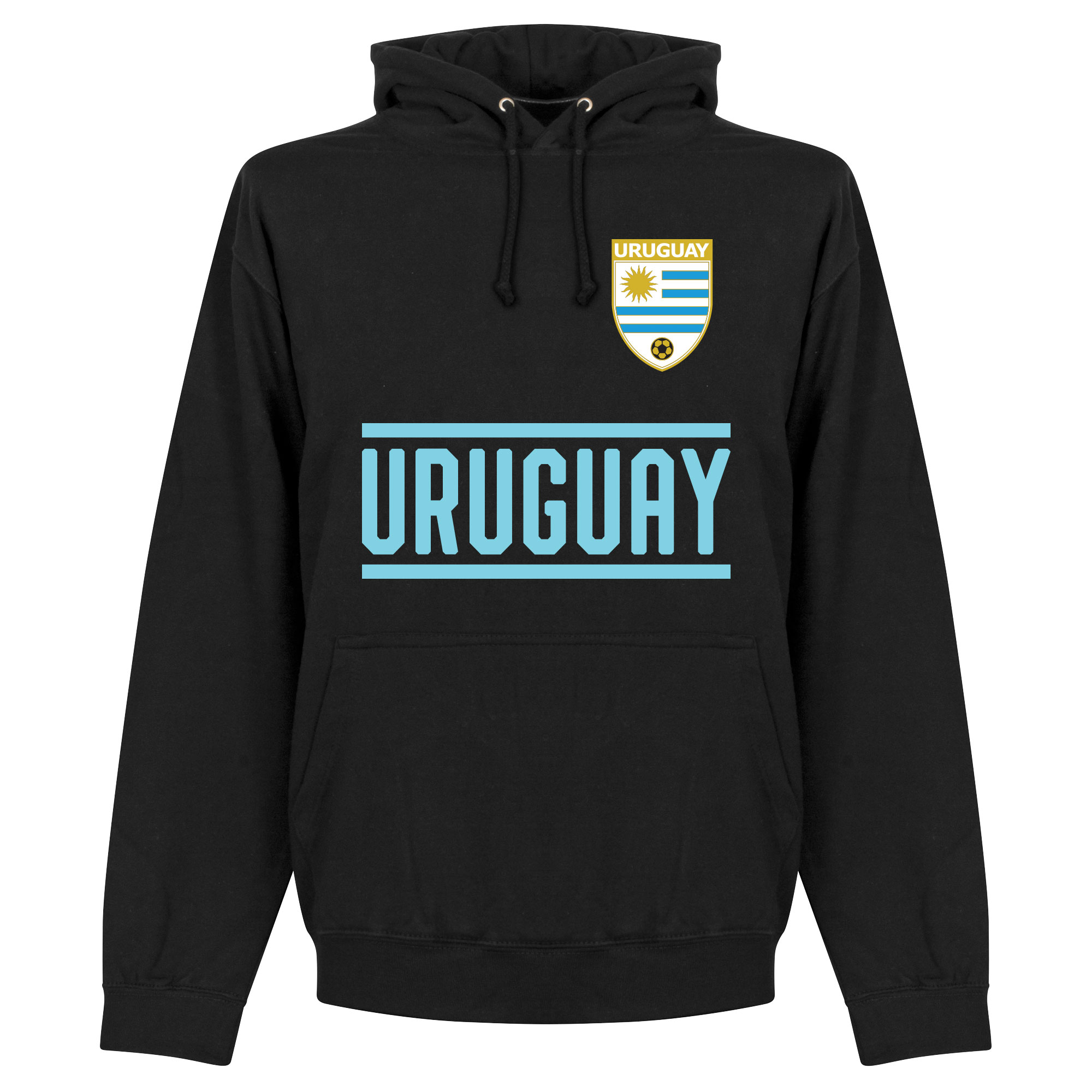Retake Uruguay Team Hooded Sweater Zwart Kinderen retake kopen in de aanbieding