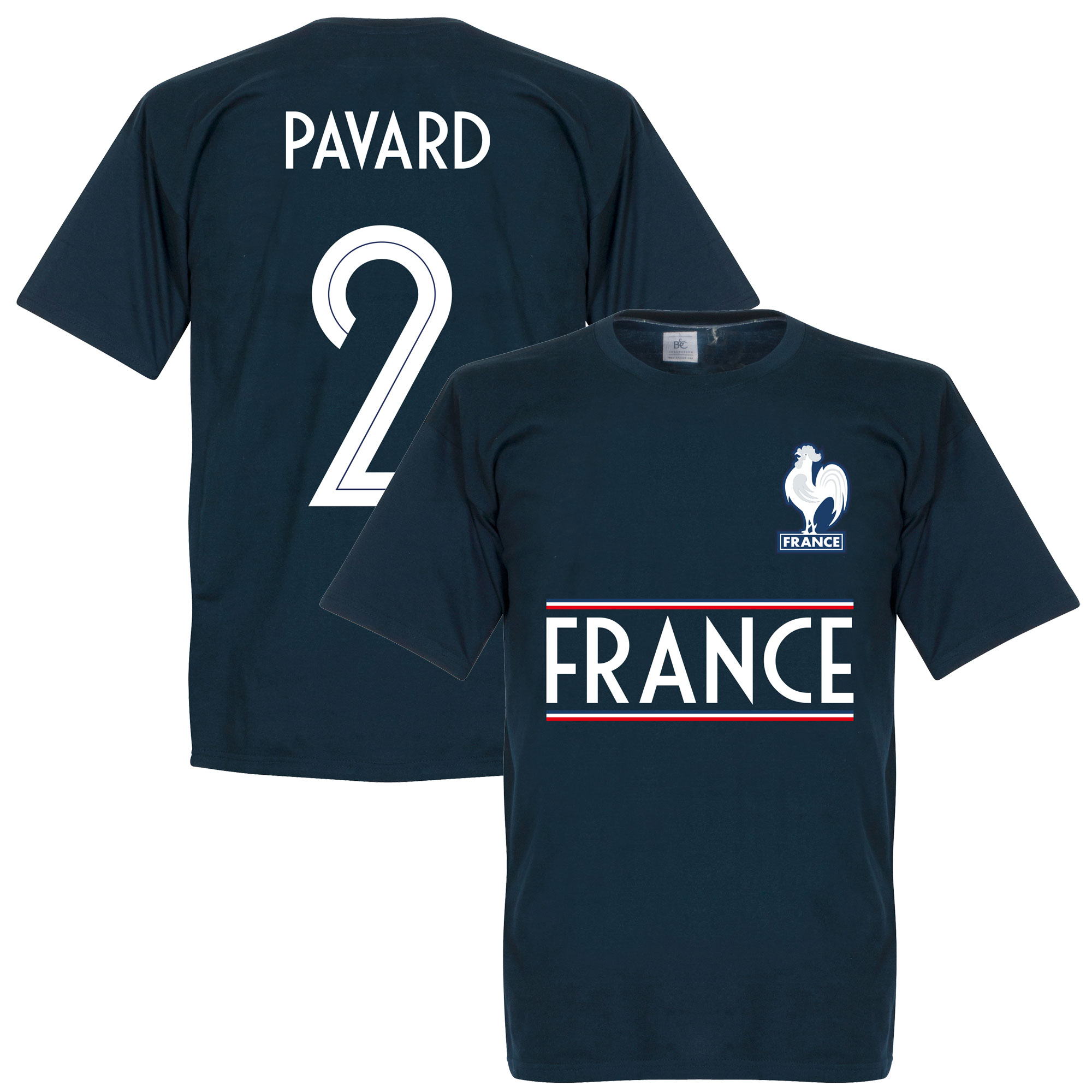 Retake Frankrijk Pavard 2 Team T Shirt Navy retake kopen in de aanbieding