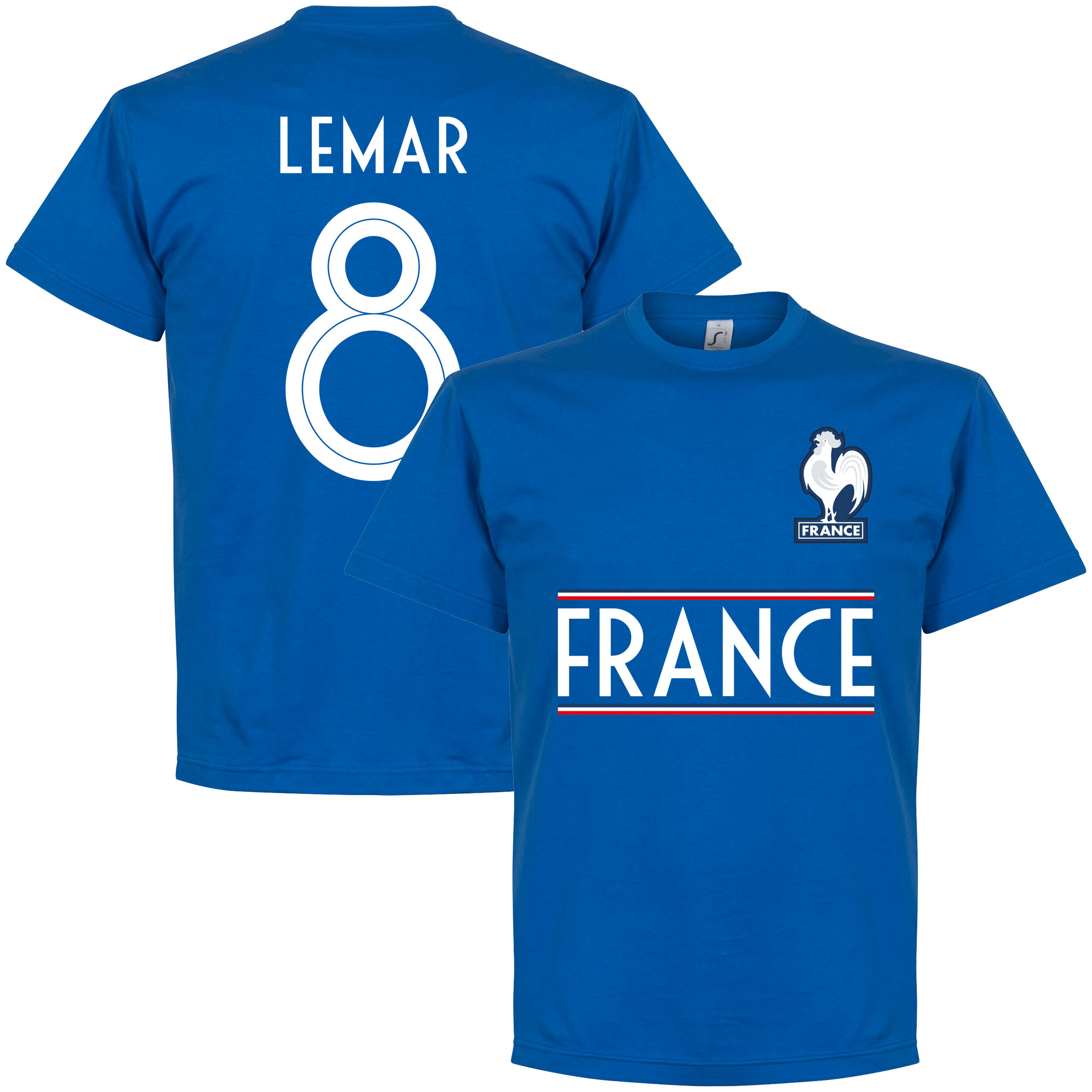 Retake Frankrijk Lemar 8 Team T Shirt Blauw retake kopen in de aanbieding Retake Frankrijk Lemar 8 Team T Shirt Blauw retake kopen in de aanbieding
