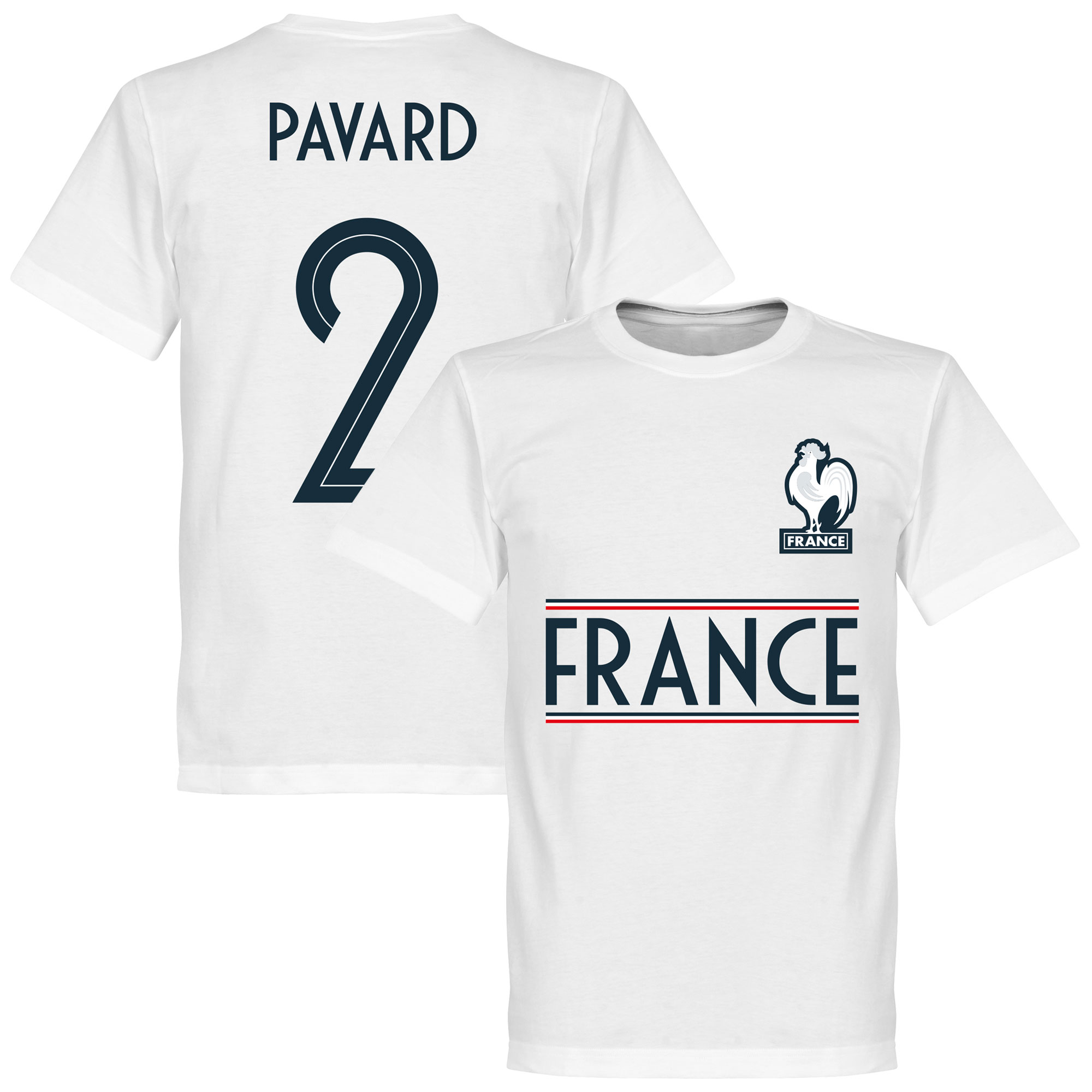 Retake Frankrijk Pavard 2 Team T Shirt Wit retake kopen in de aanbieding Retake Frankrijk Pavard 2 Team T Shirt Wit retake kopen in de aanbieding