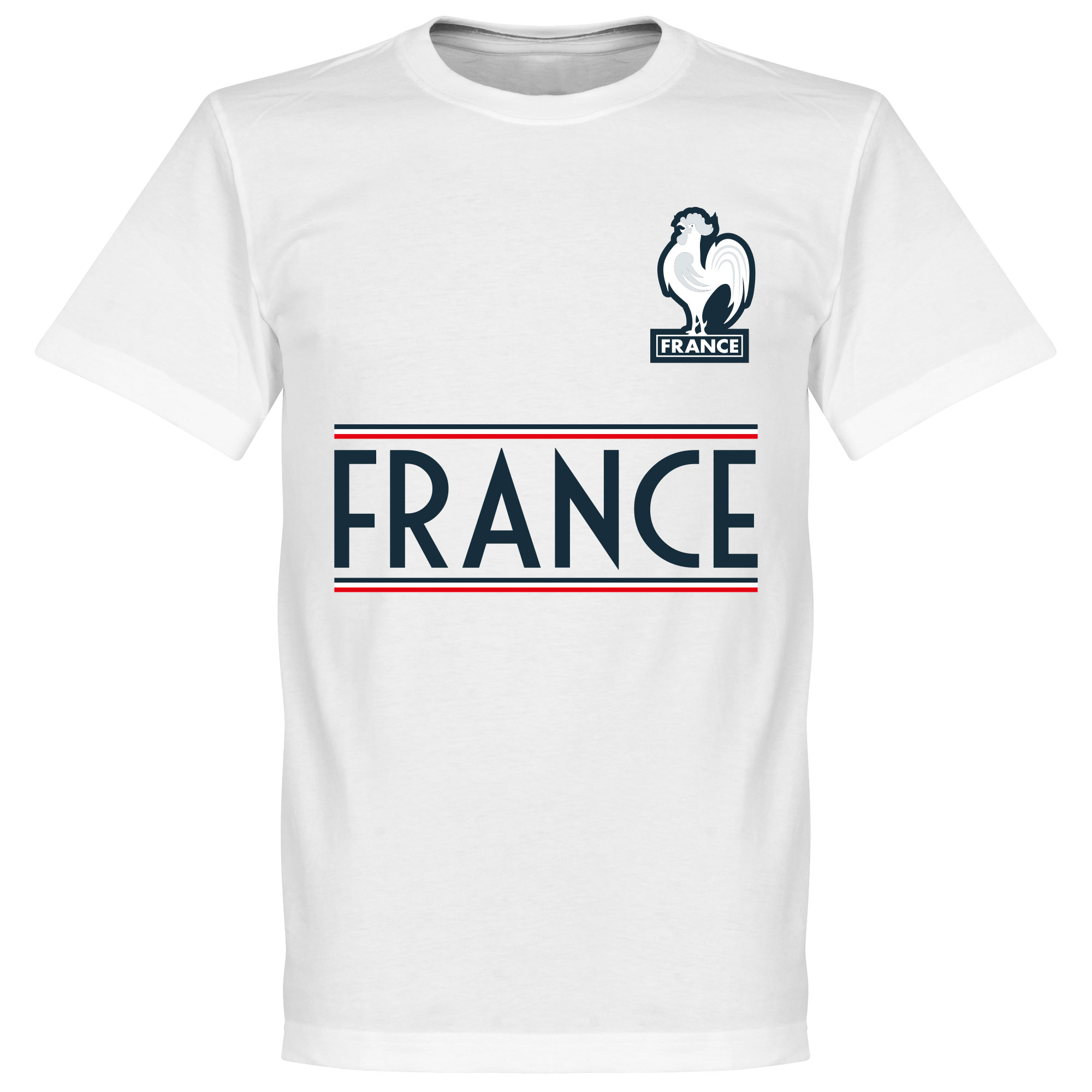 Retake Frankrijk Team T Shirt Wit retake kopen in de aanbieding Retake Frankrijk Team T Shirt Wit retake kopen in de aanbieding