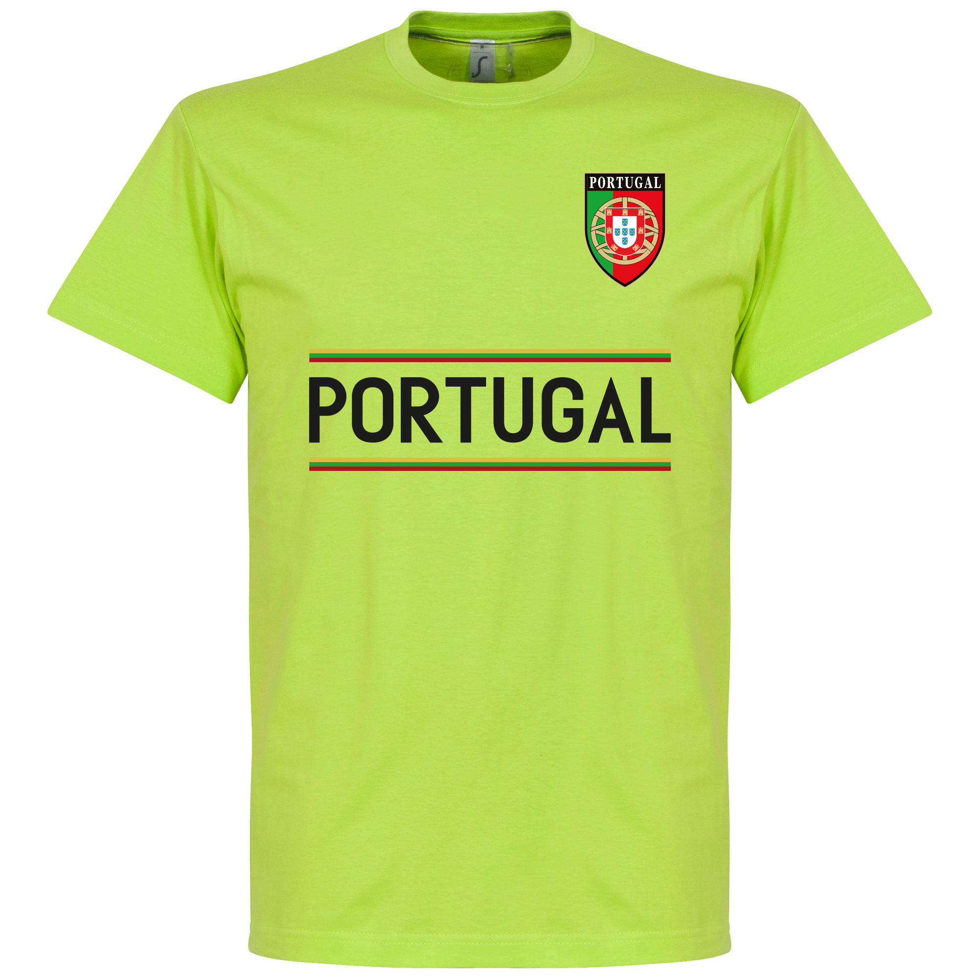 Retake Portugal Keeper Team T Shirt Licht Groen retake kopen in de aanbieding Retake Portugal Keeper Team T Shirt Licht Groen retake kopen in de aanbieding