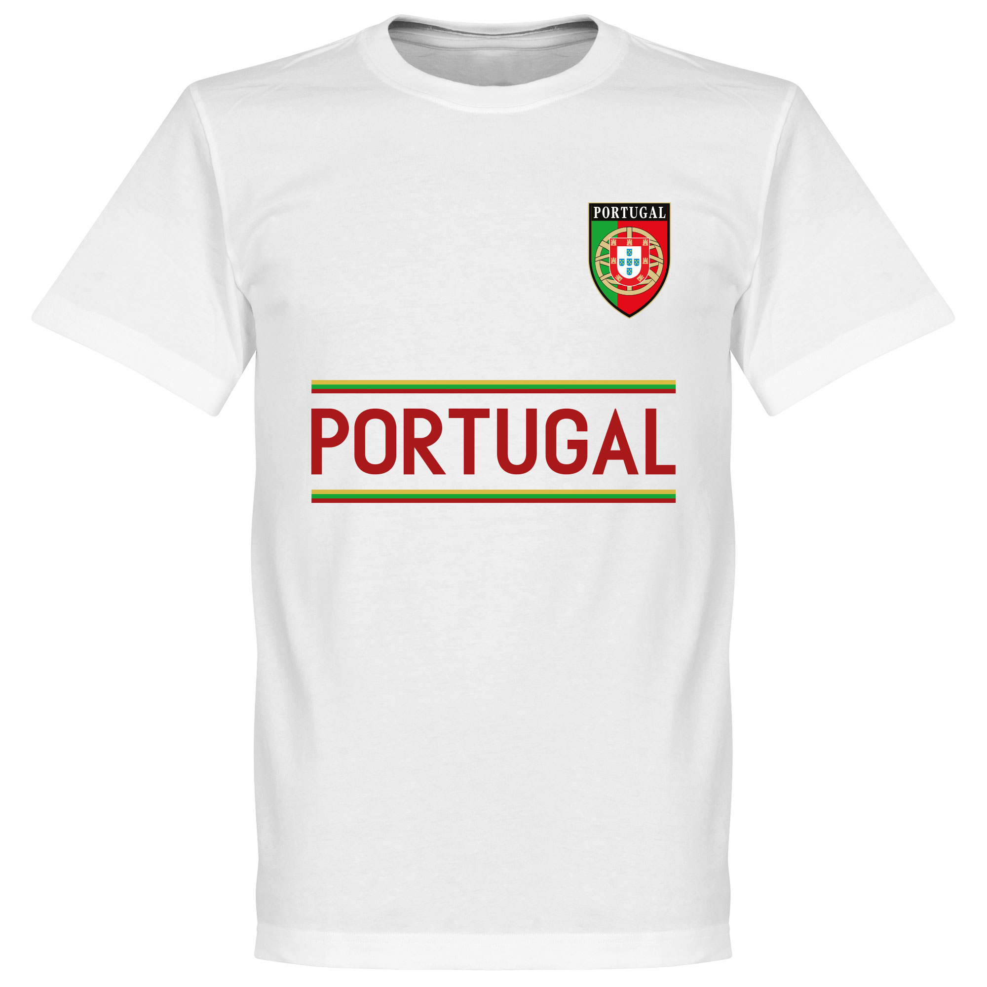 Retake Portugal Team T Shirt Wit retake kopen in de aanbieding