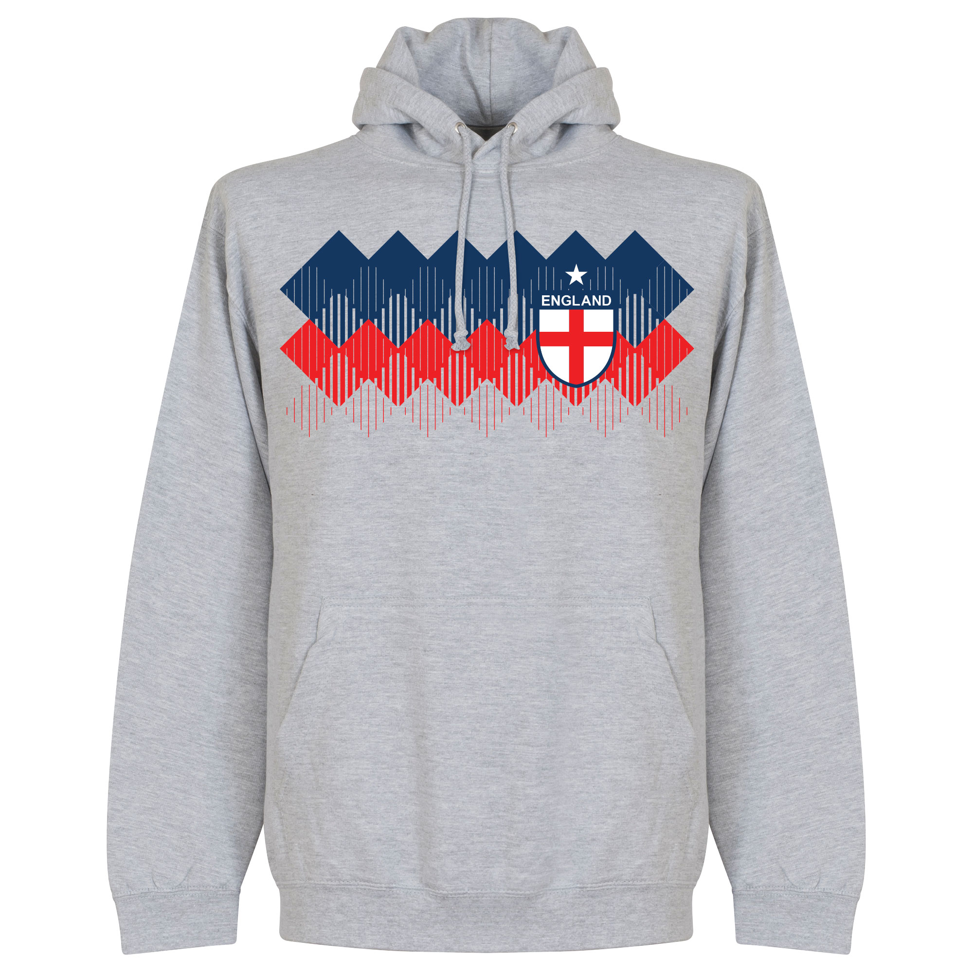 Retake Engeland 2018 Pattern Hooded Sweater Grijs Kinderen retake kopen in de aanbieding