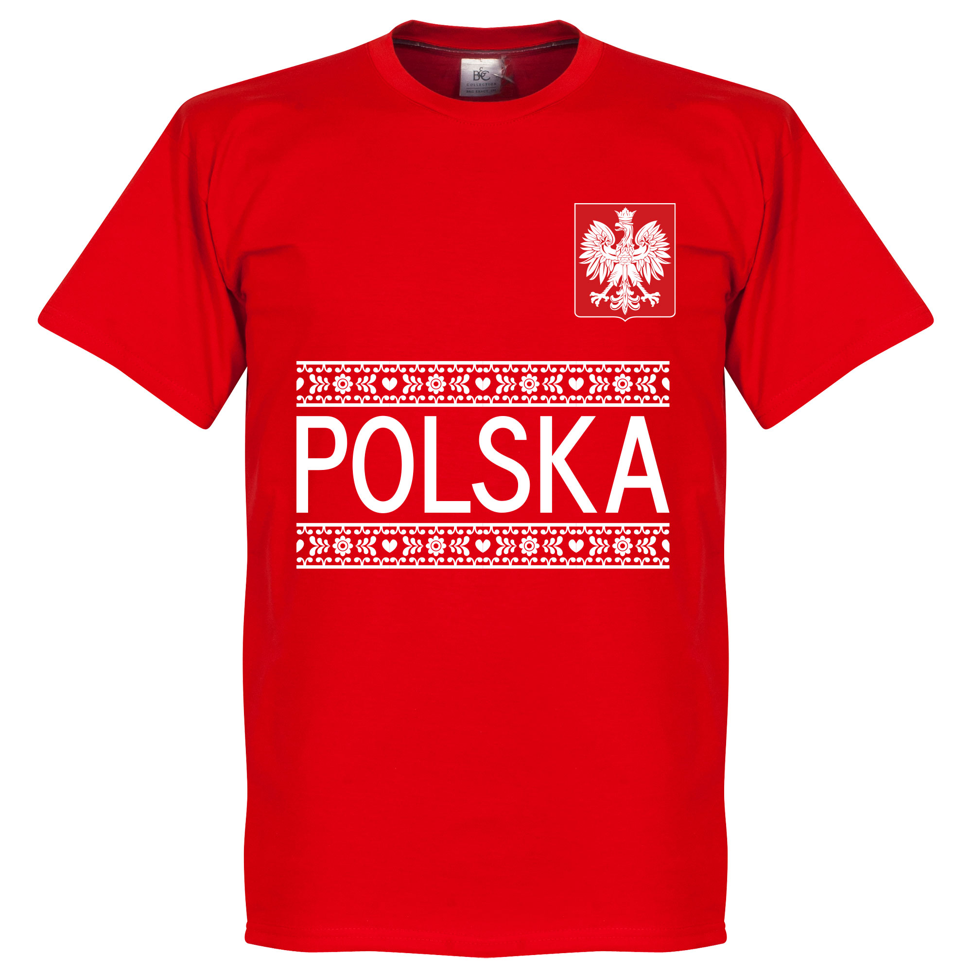 Retake Polen Team T Shirt Rood retake kopen in de aanbieding Retake Polen Team T Shirt Rood retake kopen in de aanbieding