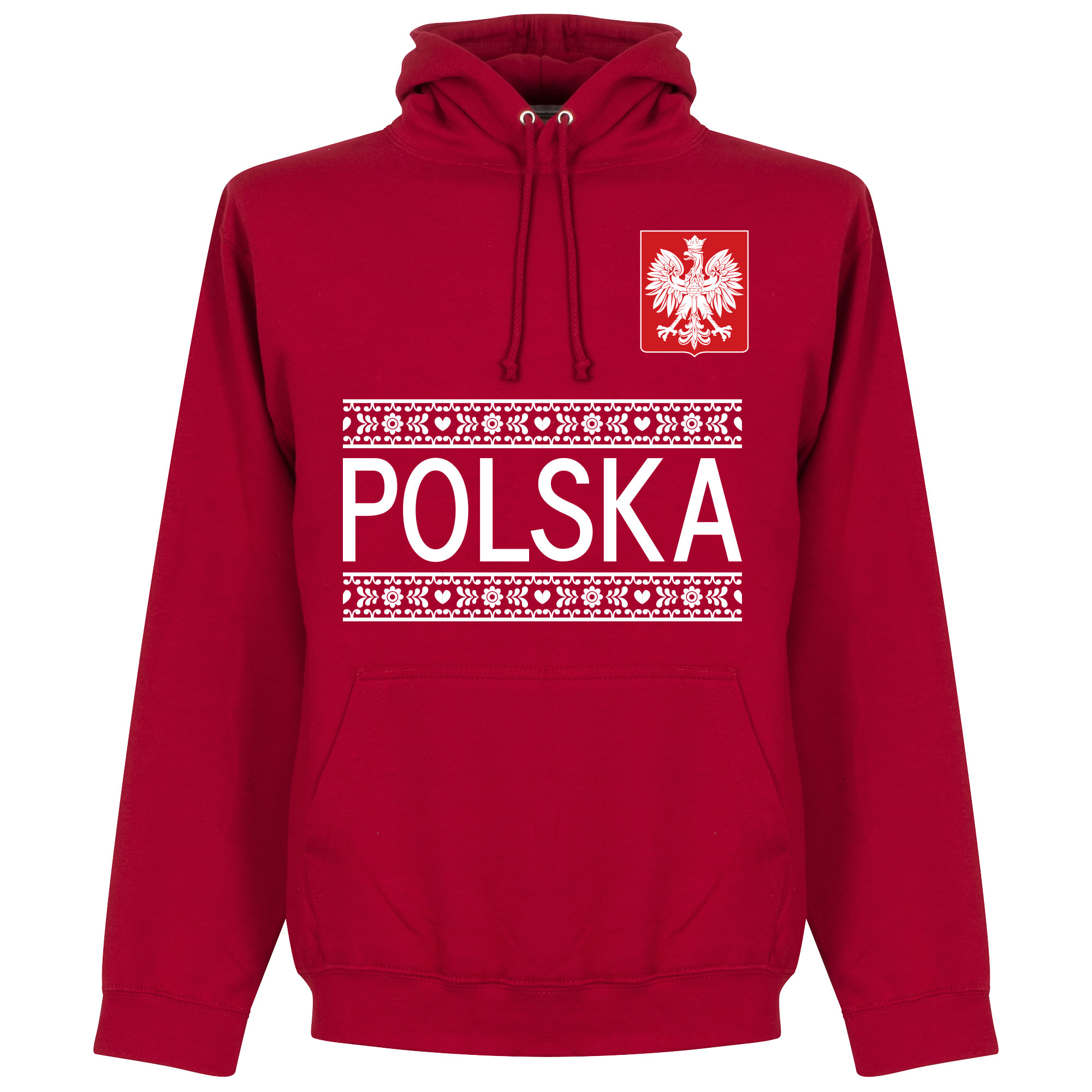 Retake Polen Team Hooded Sweater Rood retake kopen in de aanbieding
