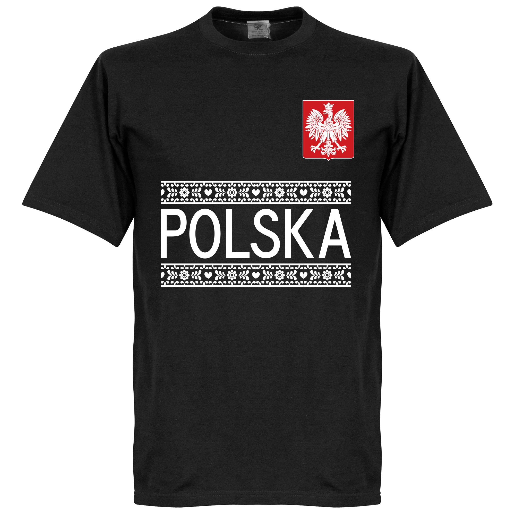 Retake Polen Keeper Team T Shirt Zwart retake kopen in de aanbieding