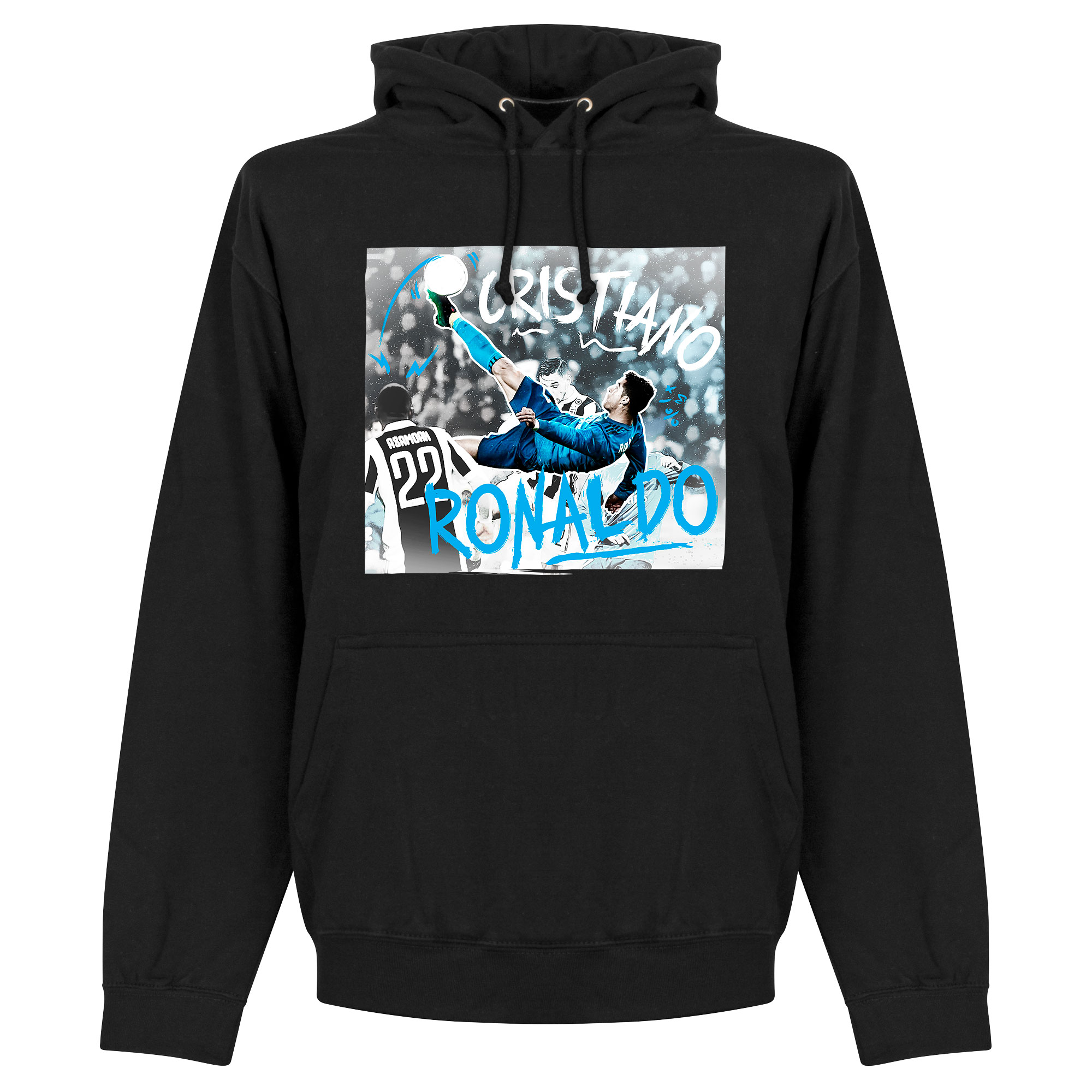 Retake Ronaldo Bicycle Kick Hooded Sweater Zwart retake kopen in de aanbieding