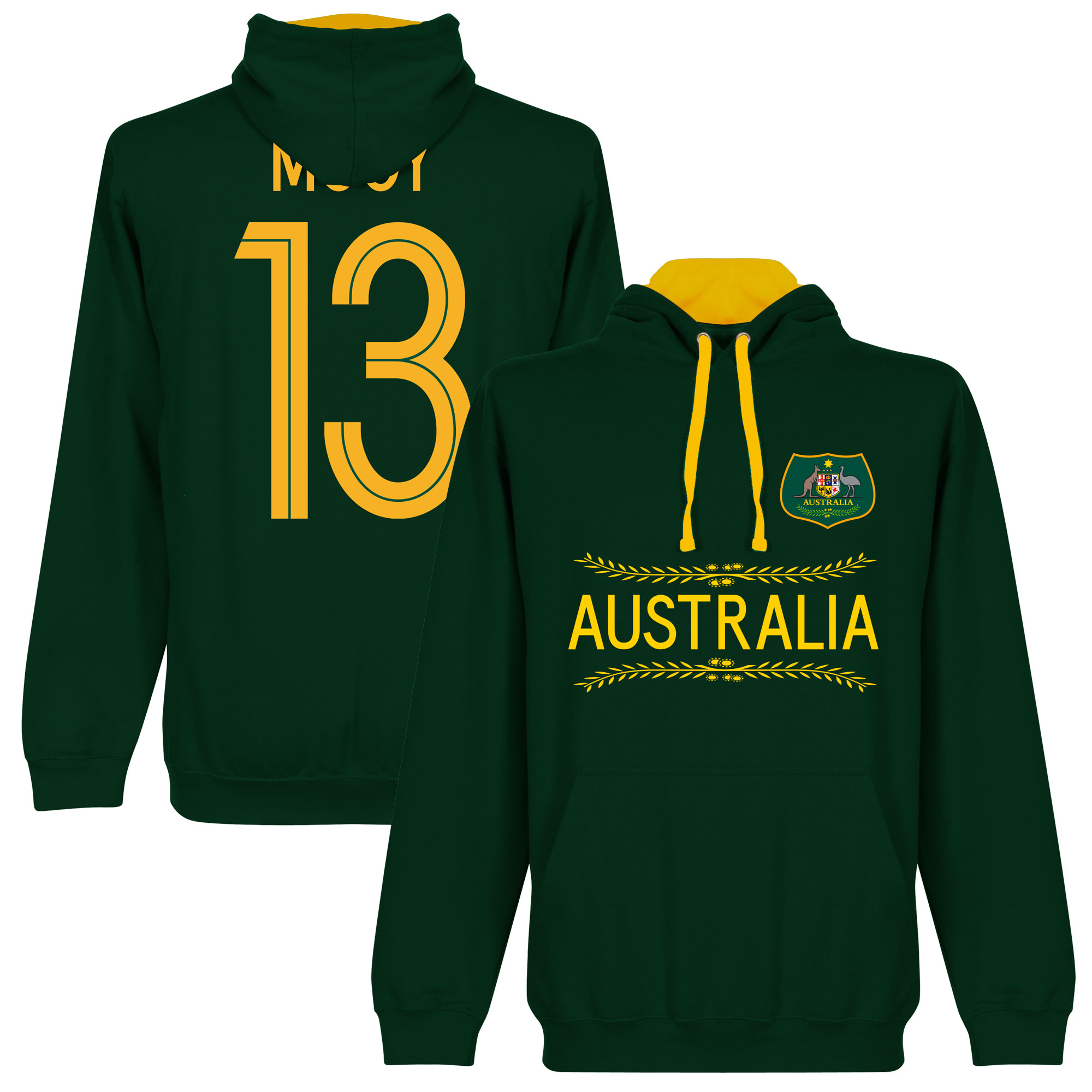 Retake Australie Mooy 13 Team Hooded Sweater Groen retake kopen in de aanbieding