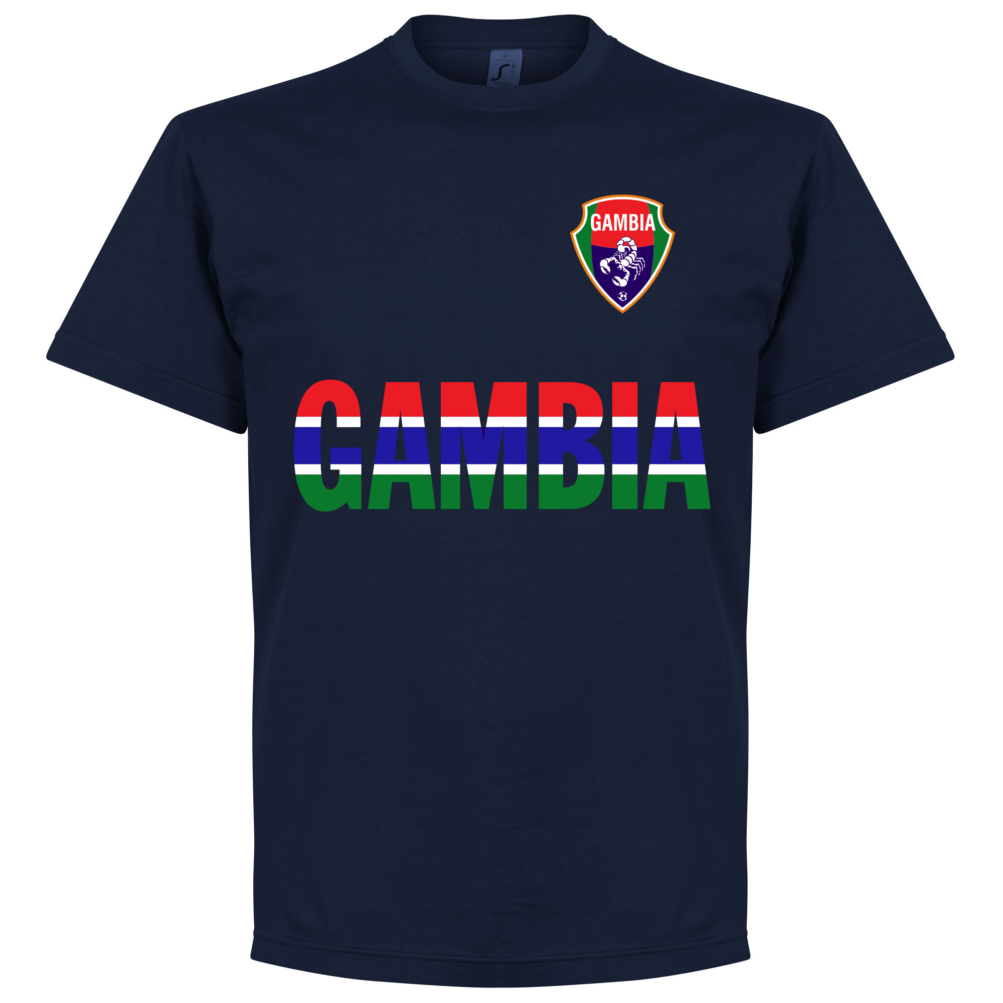 Retake Gambia Team T Shirt Navy retake kopen in de aanbieding