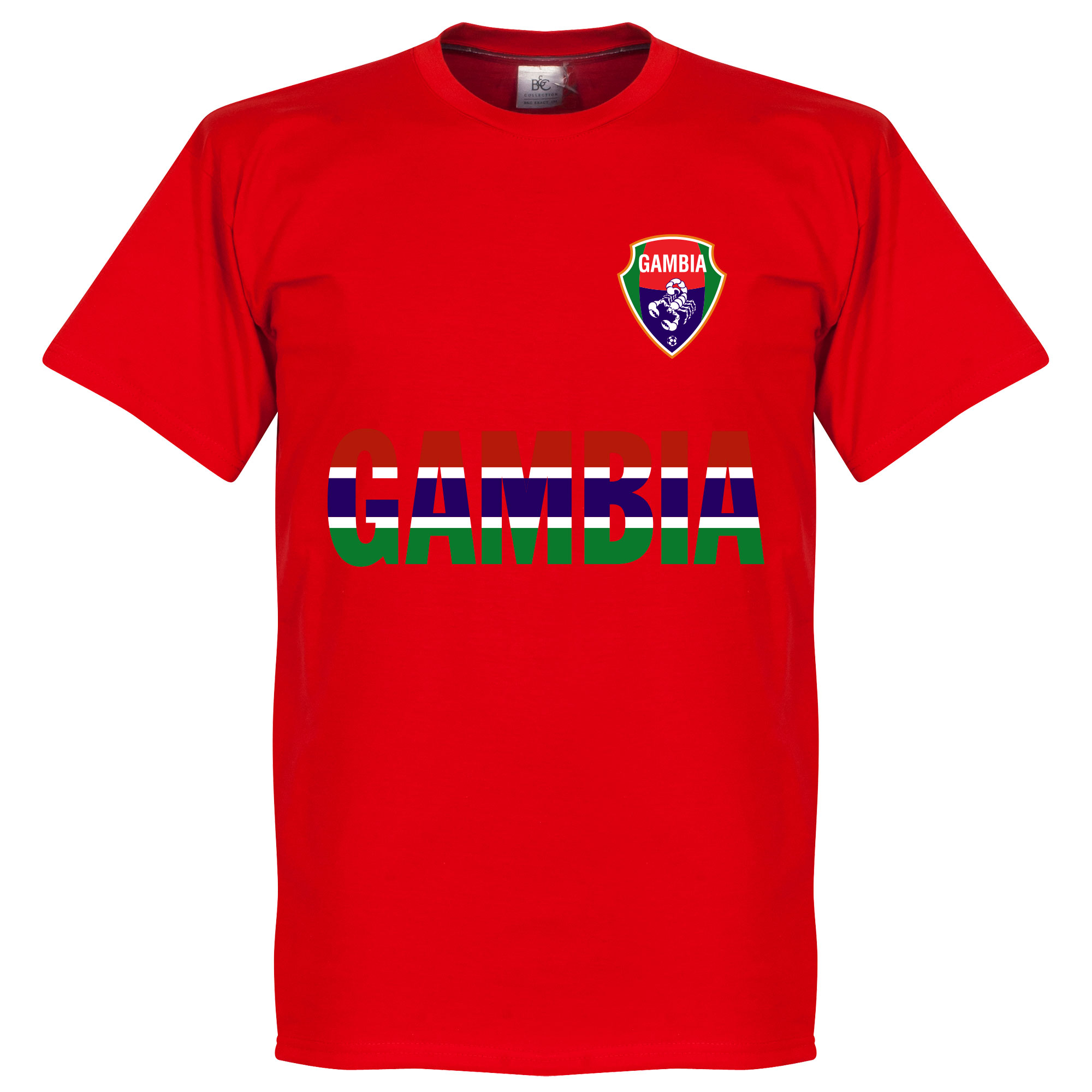 Retake Gambia Team T Shirt Rood retake kopen in de aanbieding