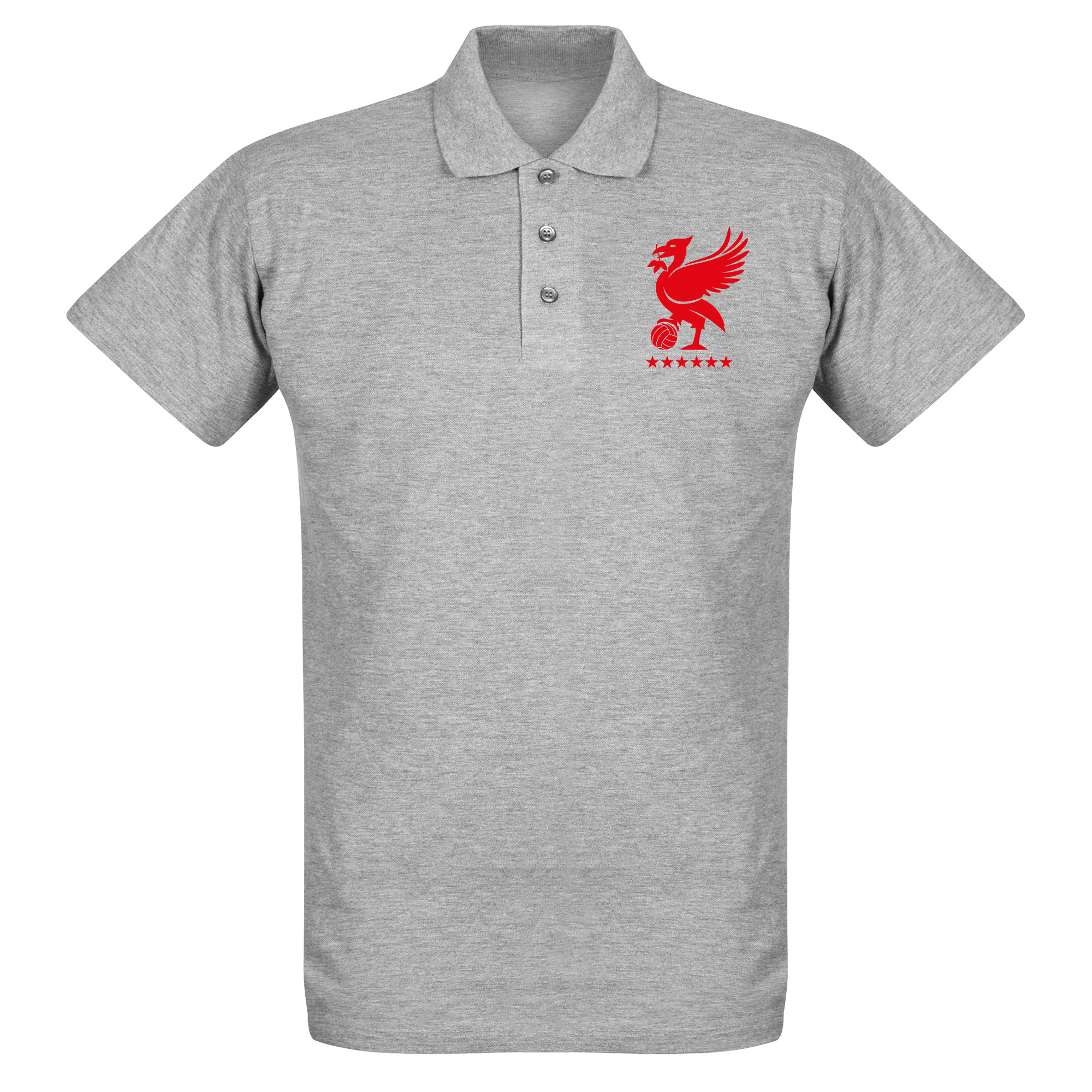 Retake Liverpool Logo Polo Shirt Grijs retake kopen in de aanbieding