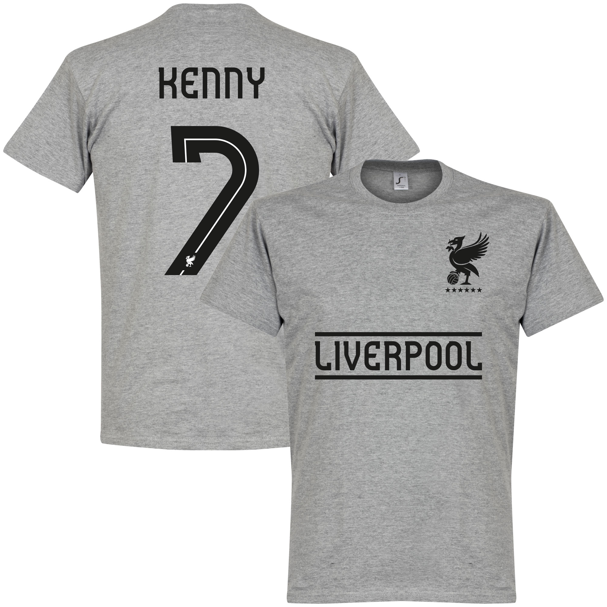 Retake Liverpool Kenny 7 Team T Shirt Grijs retake kopen in de aanbieding Retake Liverpool Kenny 7 Team T Shirt Grijs retake kopen in de aanbieding