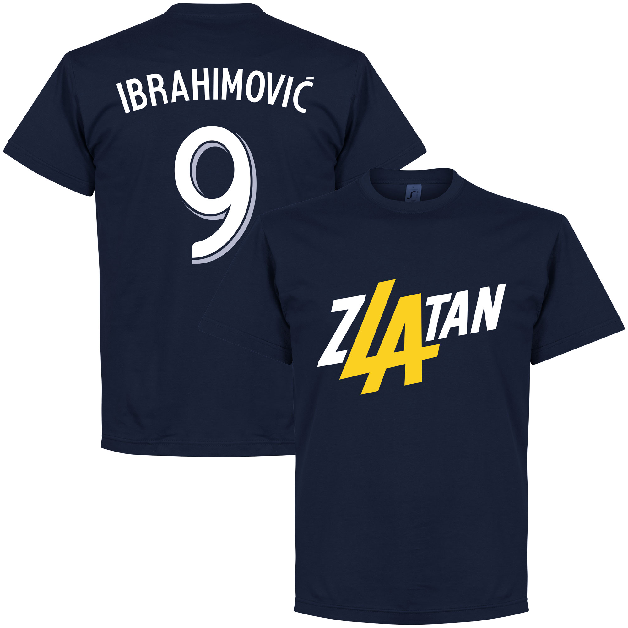 Retake Zlatan Ibrahimovic 9 La T Shirt Navy retake kopen in de aanbieding