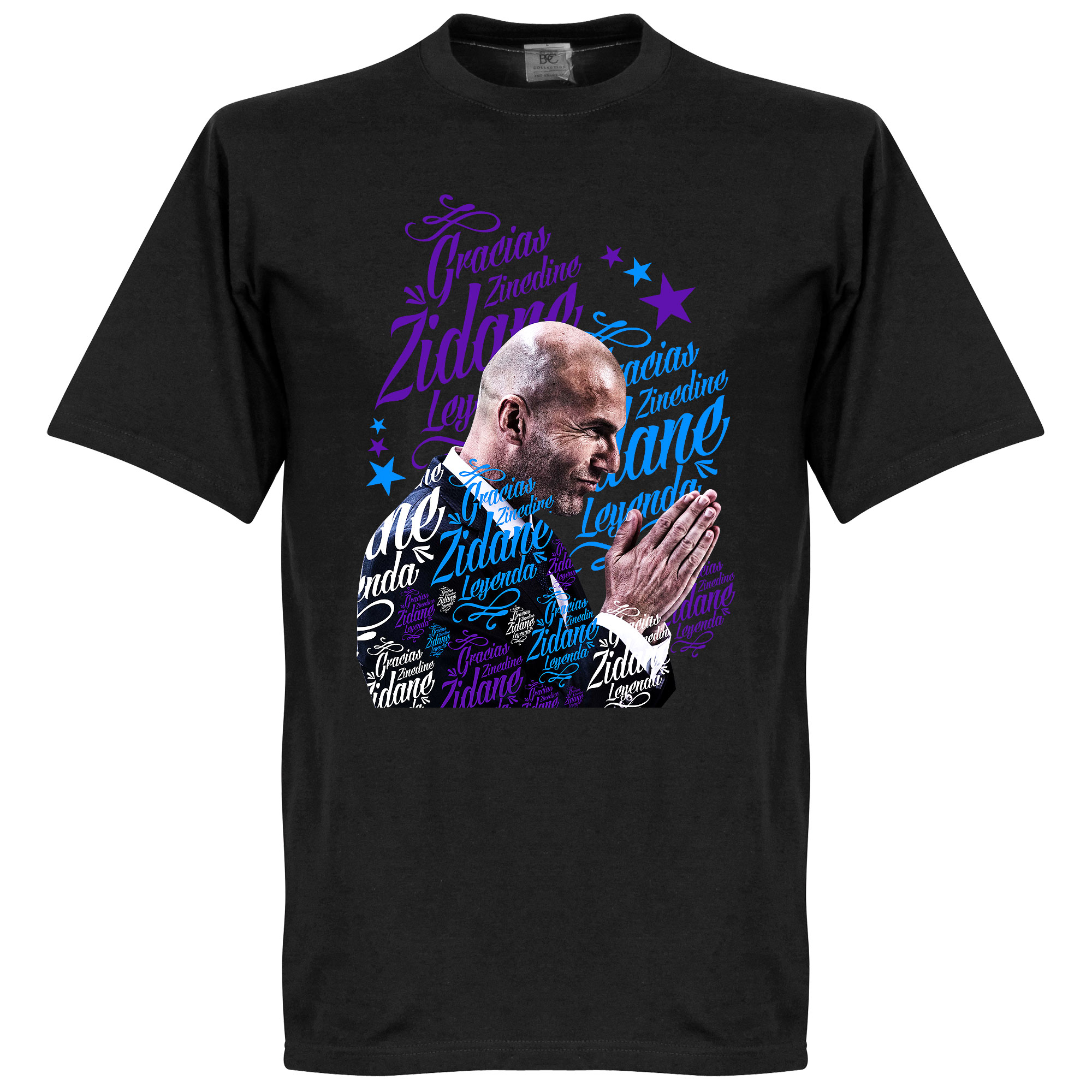 Retake Gracias Zidane Madrid T Shirt Zwart retake kopen in de aanbieding