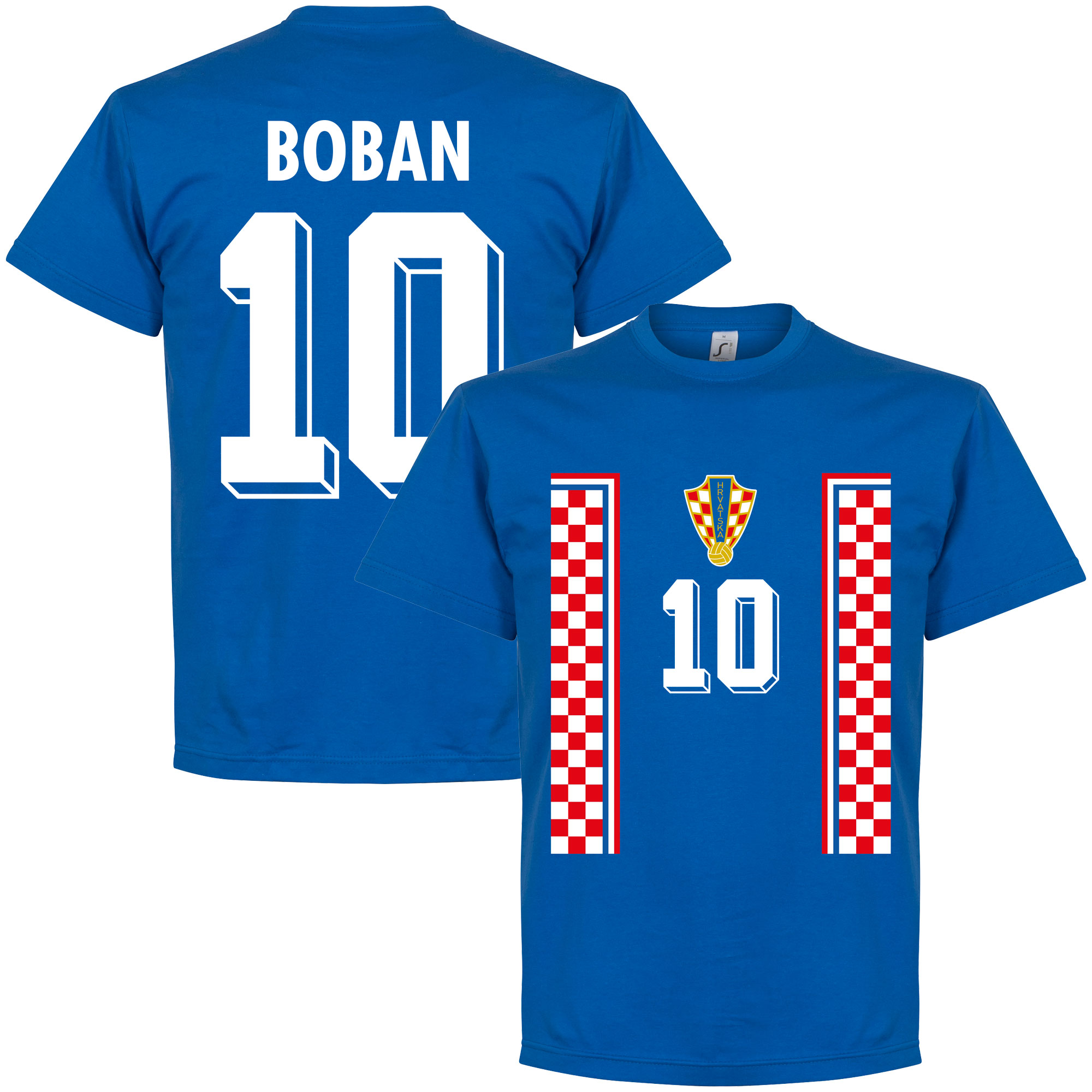 Retake Kroatie 1998 Boban Retro T Shirt Blauw retake kopen in de aanbieding Retake Kroatie 1998 Boban Retro T Shirt Blauw retake kopen in de aanbieding