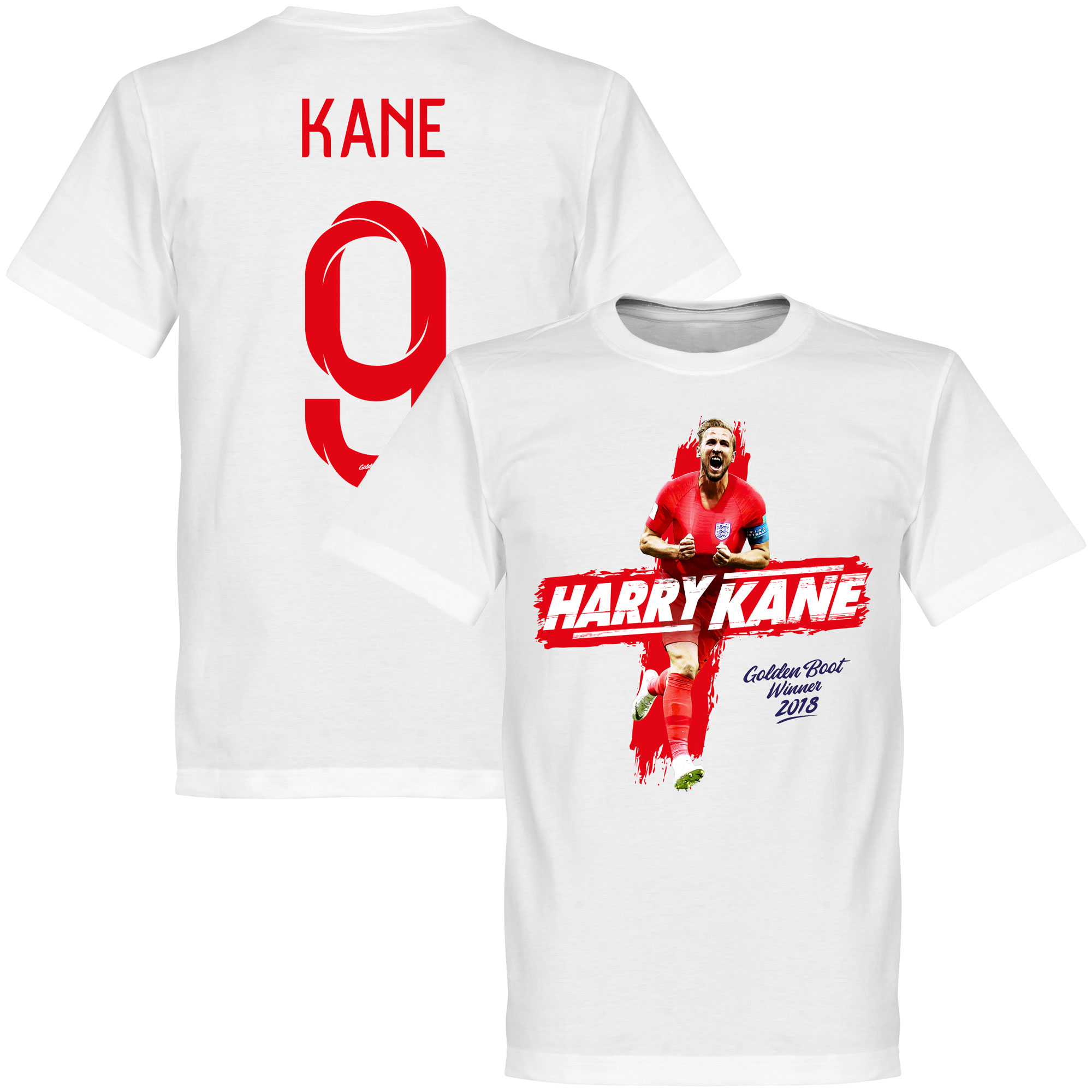 Retake Harry Kane Golden Boot World Cup 2018 T Shirt Wit retake kopen in de aanbieding Retake Harry Kane Golden Boot World Cup 2018 T Shirt Wit retake kopen in de aanbieding