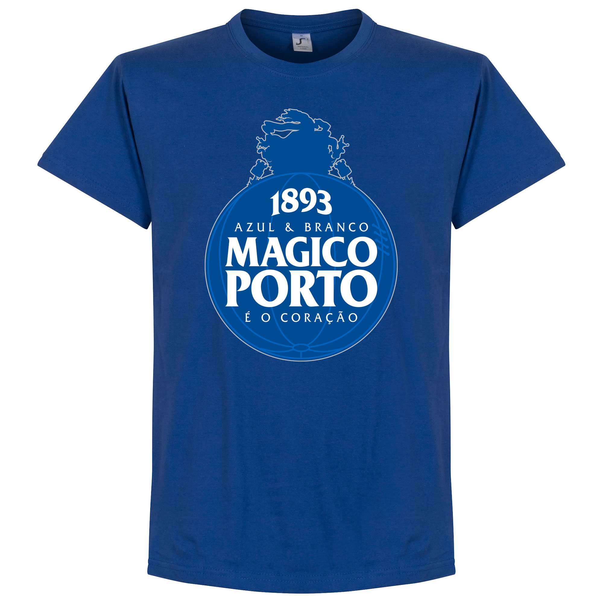 Retake Magico Porto T Shirt Royaal Blauw retake kopen in de aanbieding
