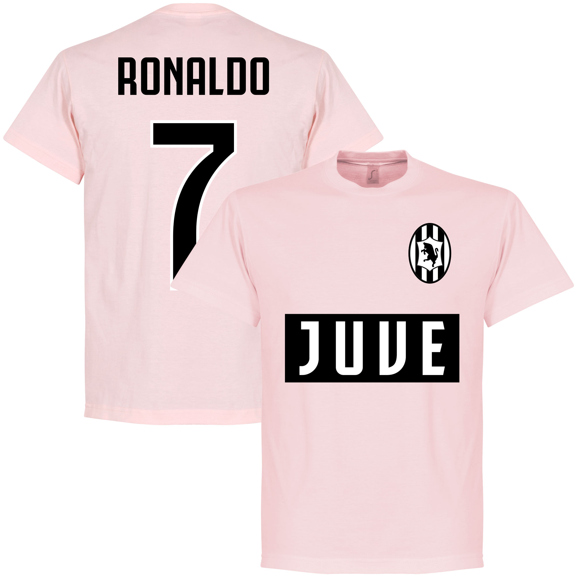 Retake Juventus Ronaldo 7 Team T Shirt Roze retake kopen in de aanbieding Retake Juventus Ronaldo 7 Team T Shirt Roze retake kopen in de aanbieding