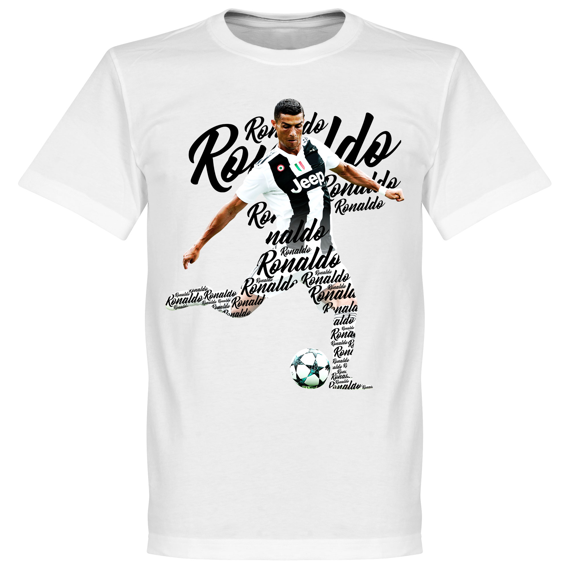 Retake Ronaldo Juventus Script T Shirt Wit retake kopen in de aanbieding Retake Ronaldo Juventus Script T Shirt Wit retake kopen in de aanbieding