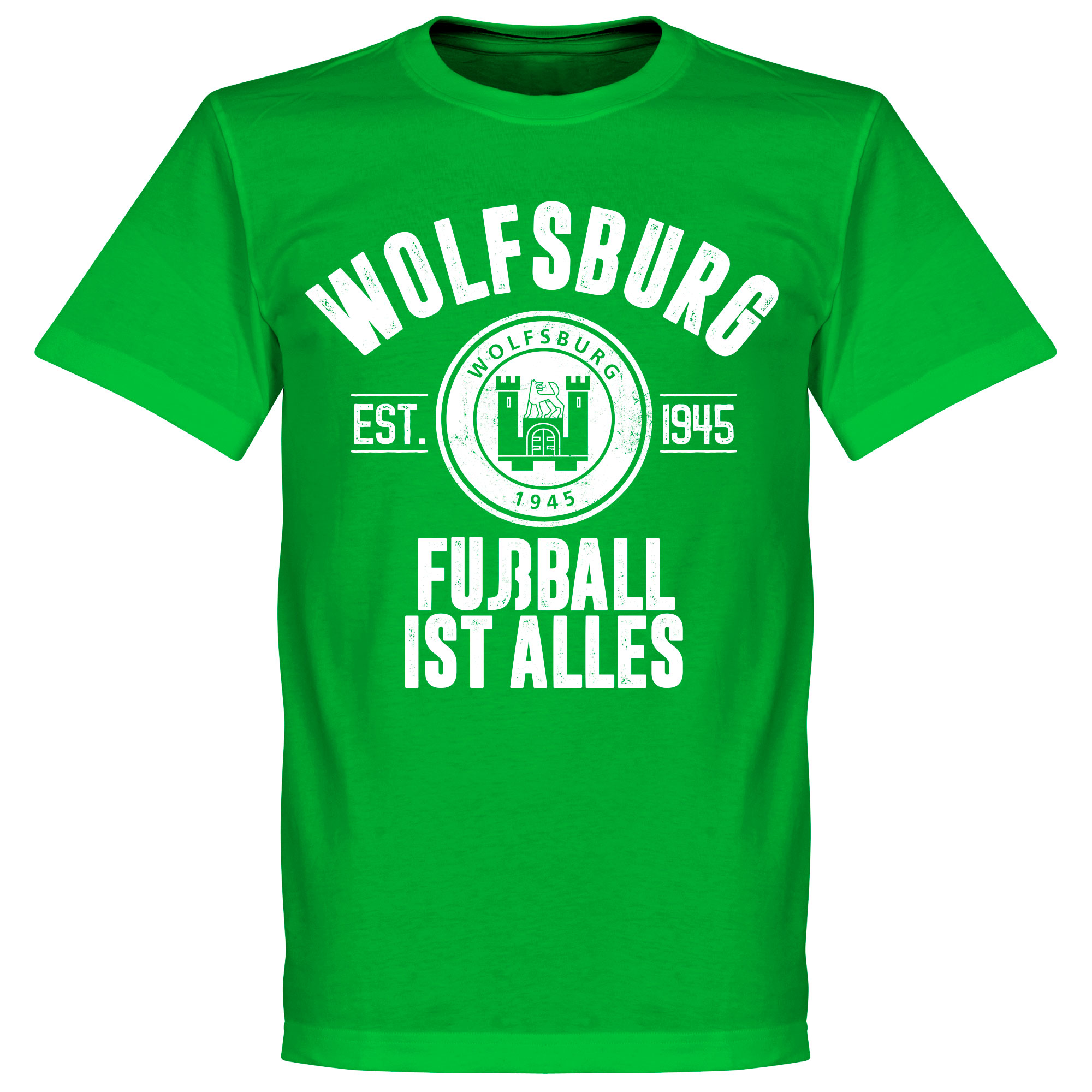Retake Wolfsburg Established T Shirt Groen retake kopen in de aanbieding