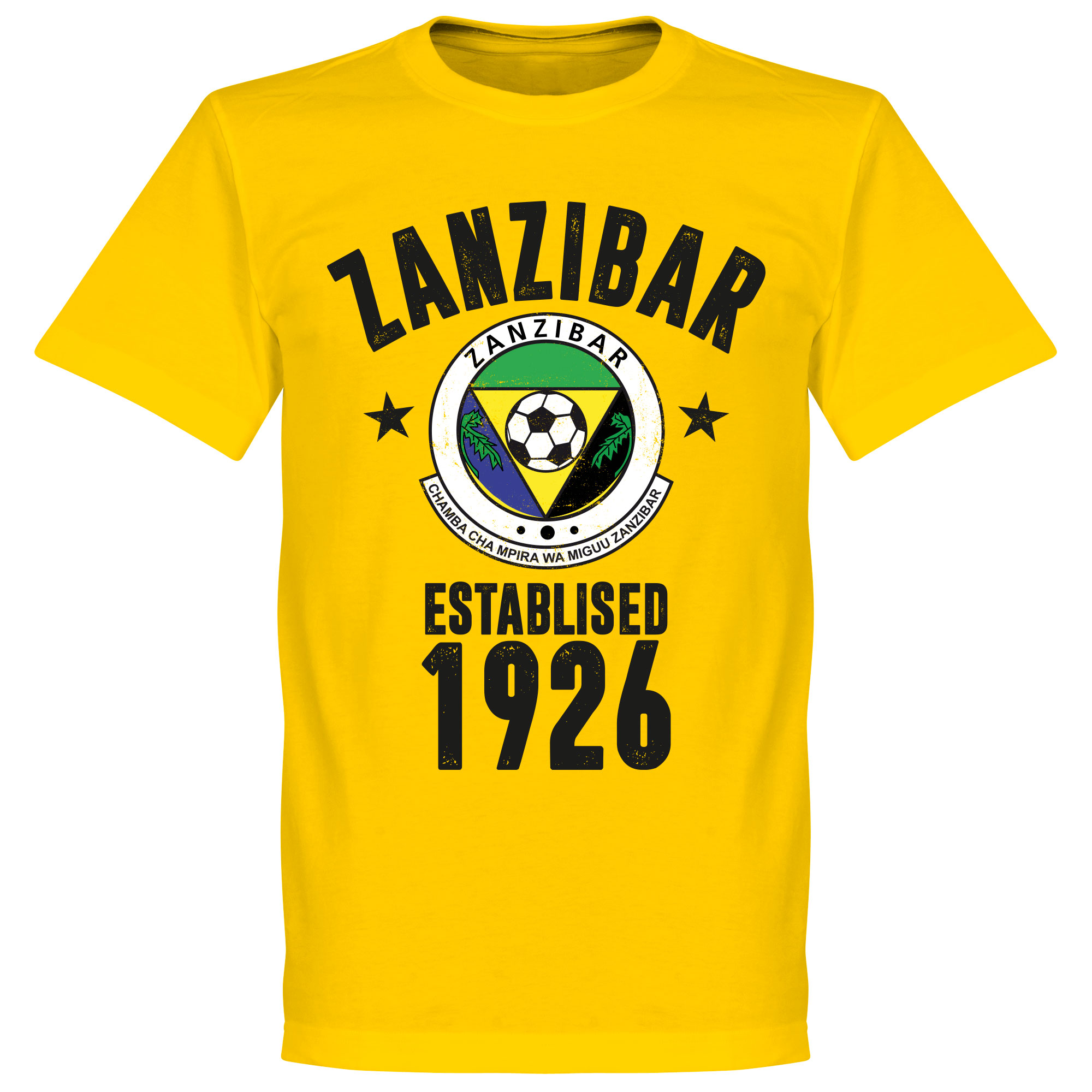 Zanzibar Established T-Shirt Geel