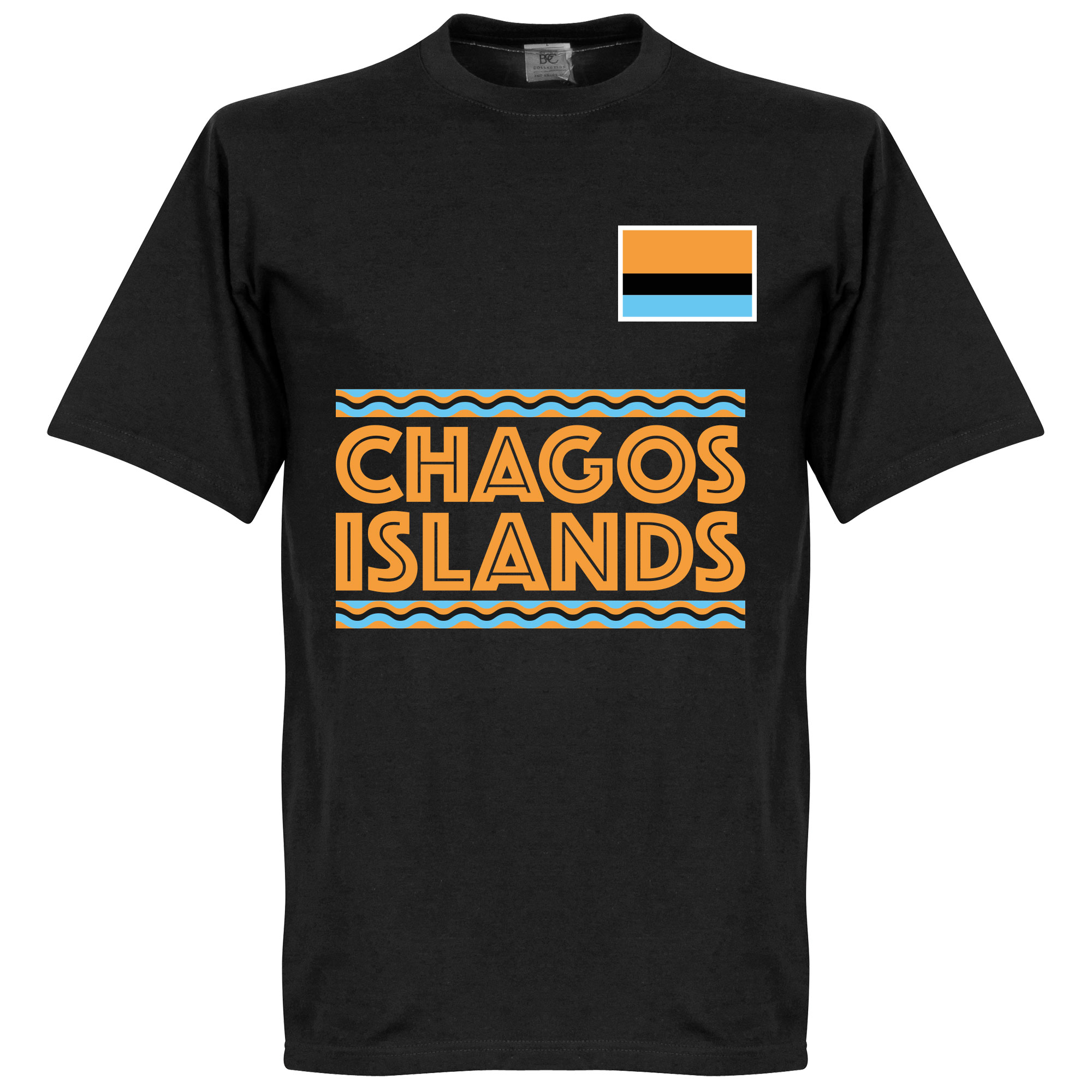 Retake Chagos Islands Team T Shirt Zwart retake kopen in de aanbieding Retake Chagos Islands Team T Shirt Zwart retake kopen in de aanbieding
