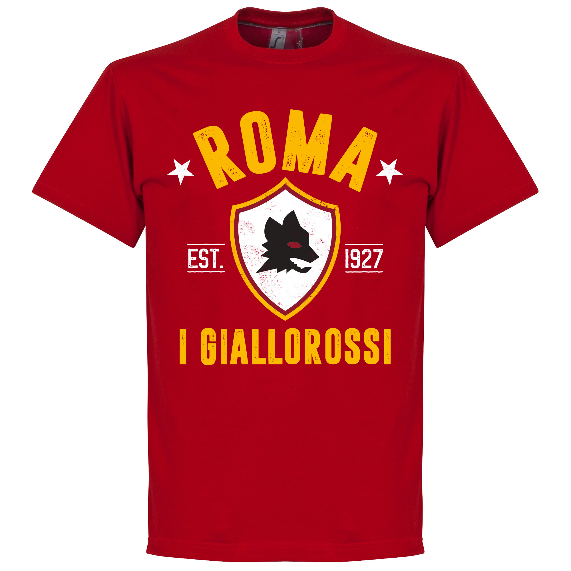 Retake As Roma Established T Shirt Rood retake kopen in de aanbieding