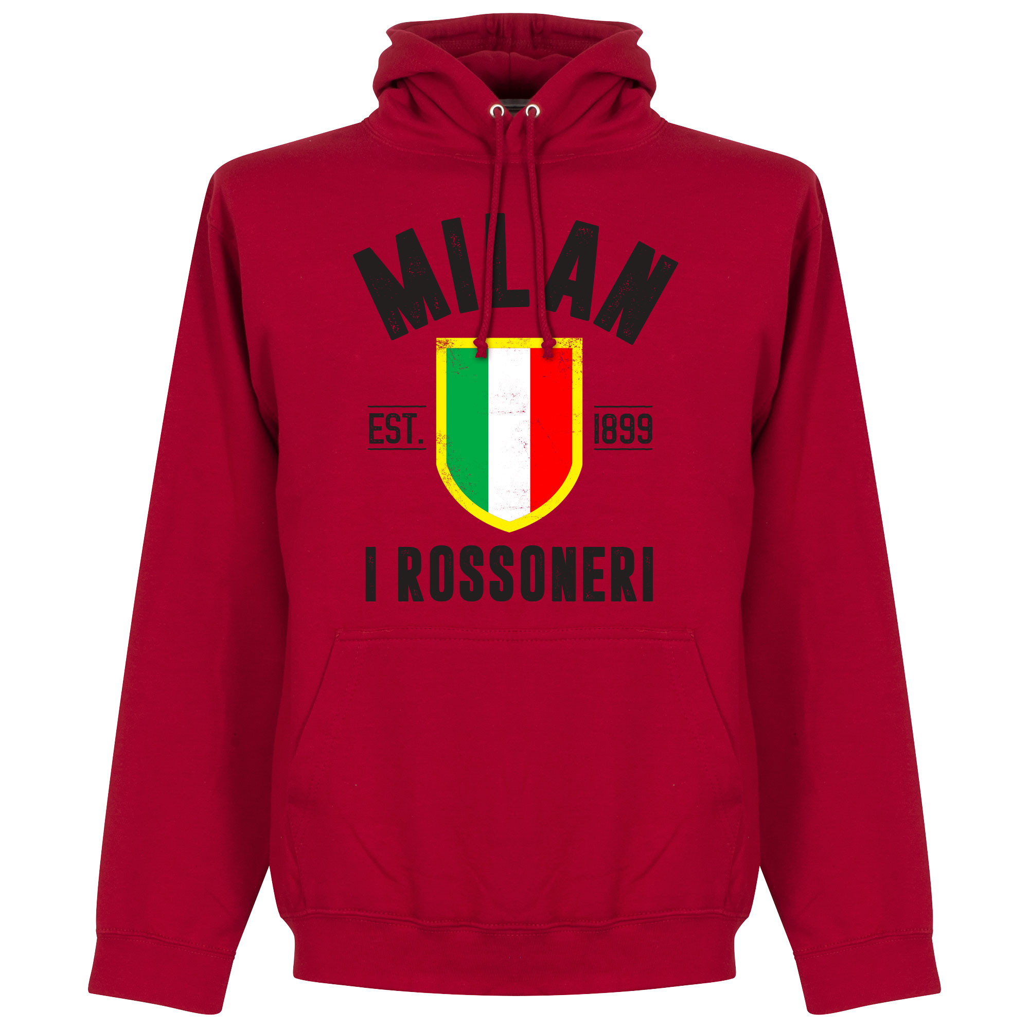 Retake Ac Milan Established Hooded Sweater Rood retake kopen in de aanbieding