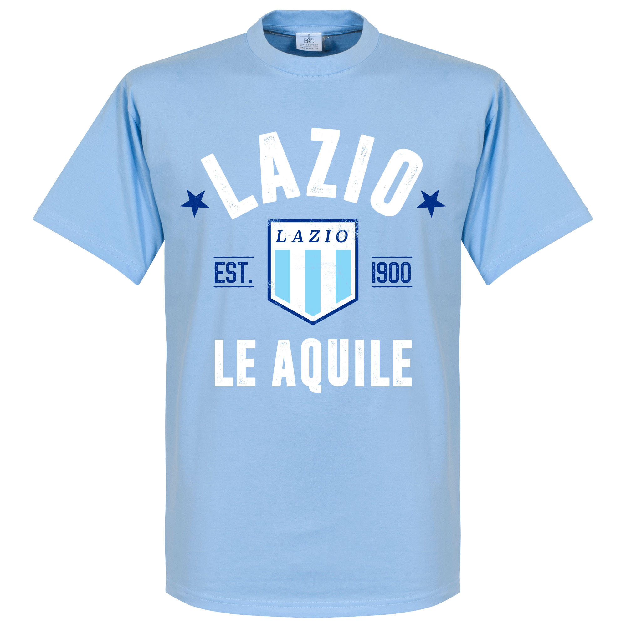 Retake Lazio Roma Established T Shirt Lichtblauw retake kopen in de aanbieding