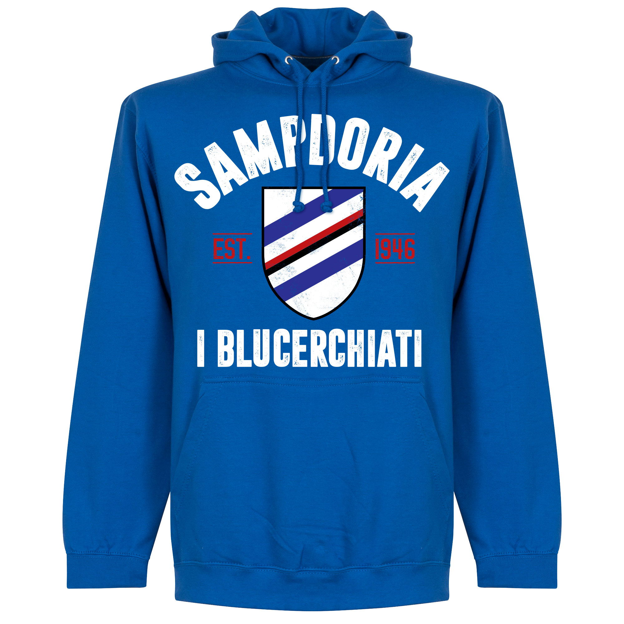 Retake Sampdoria Established Hooded Sweater Blauw retake kopen in de aanbieding