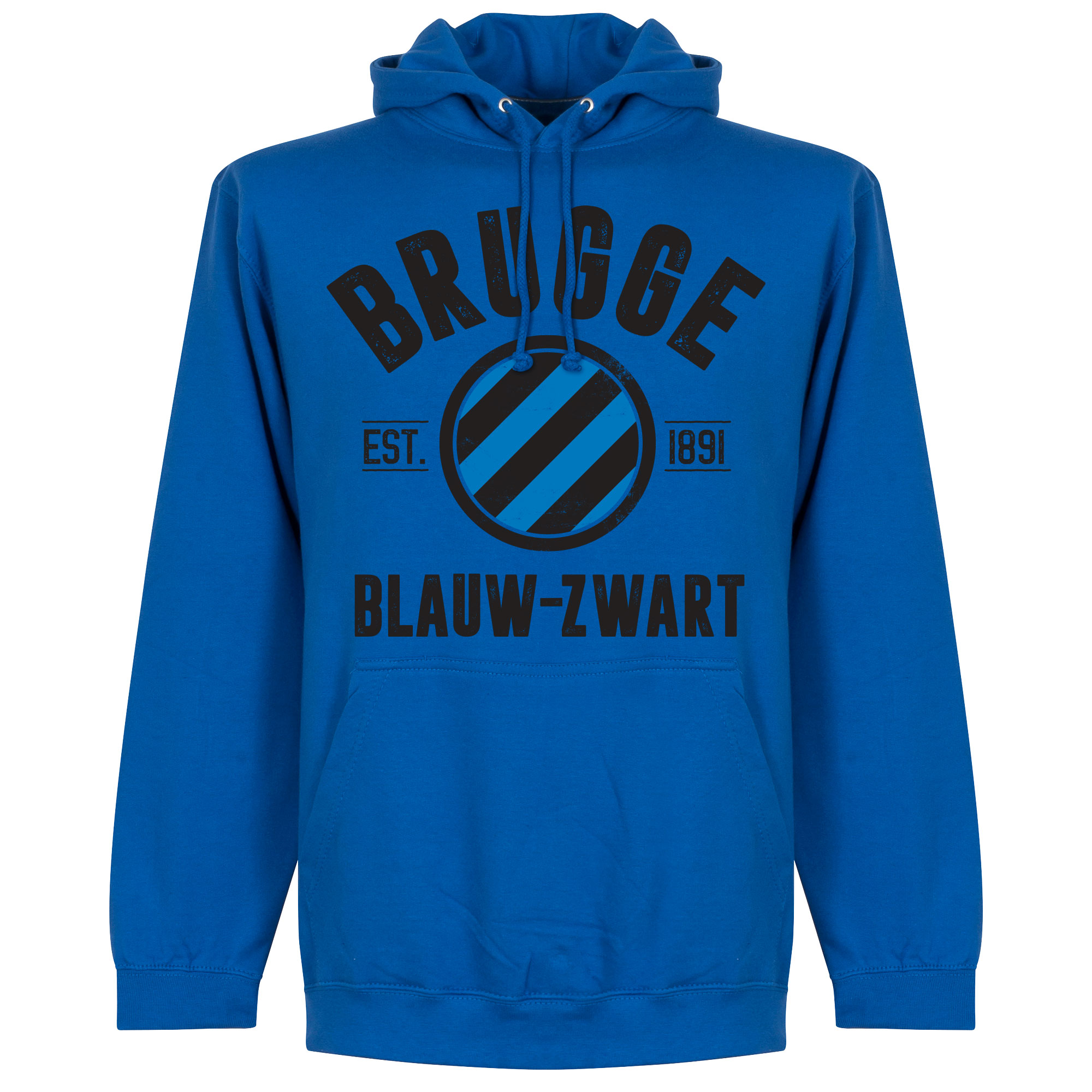 Retake Brugge Established Hooded Sweater Blauw retake kopen in de aanbieding