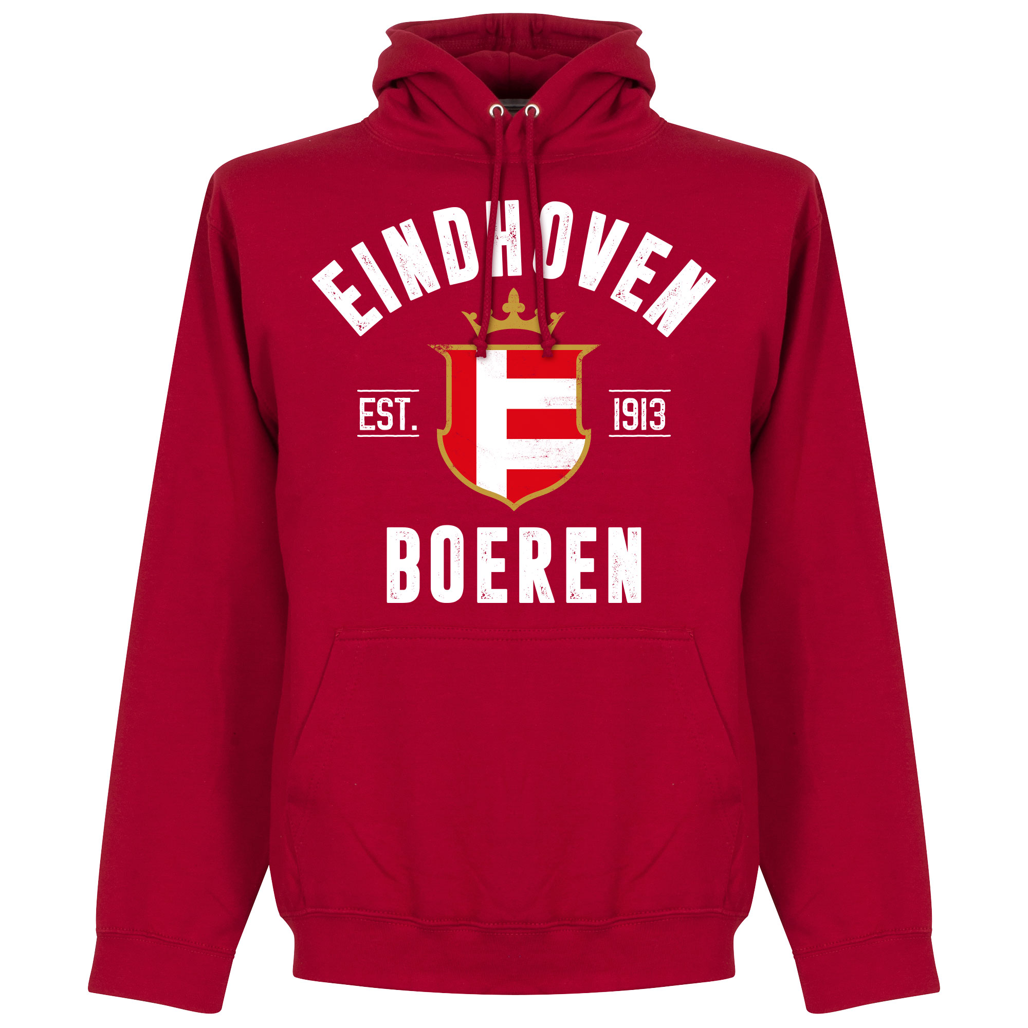 Eindhoven Established Hooded Sweater Rood S