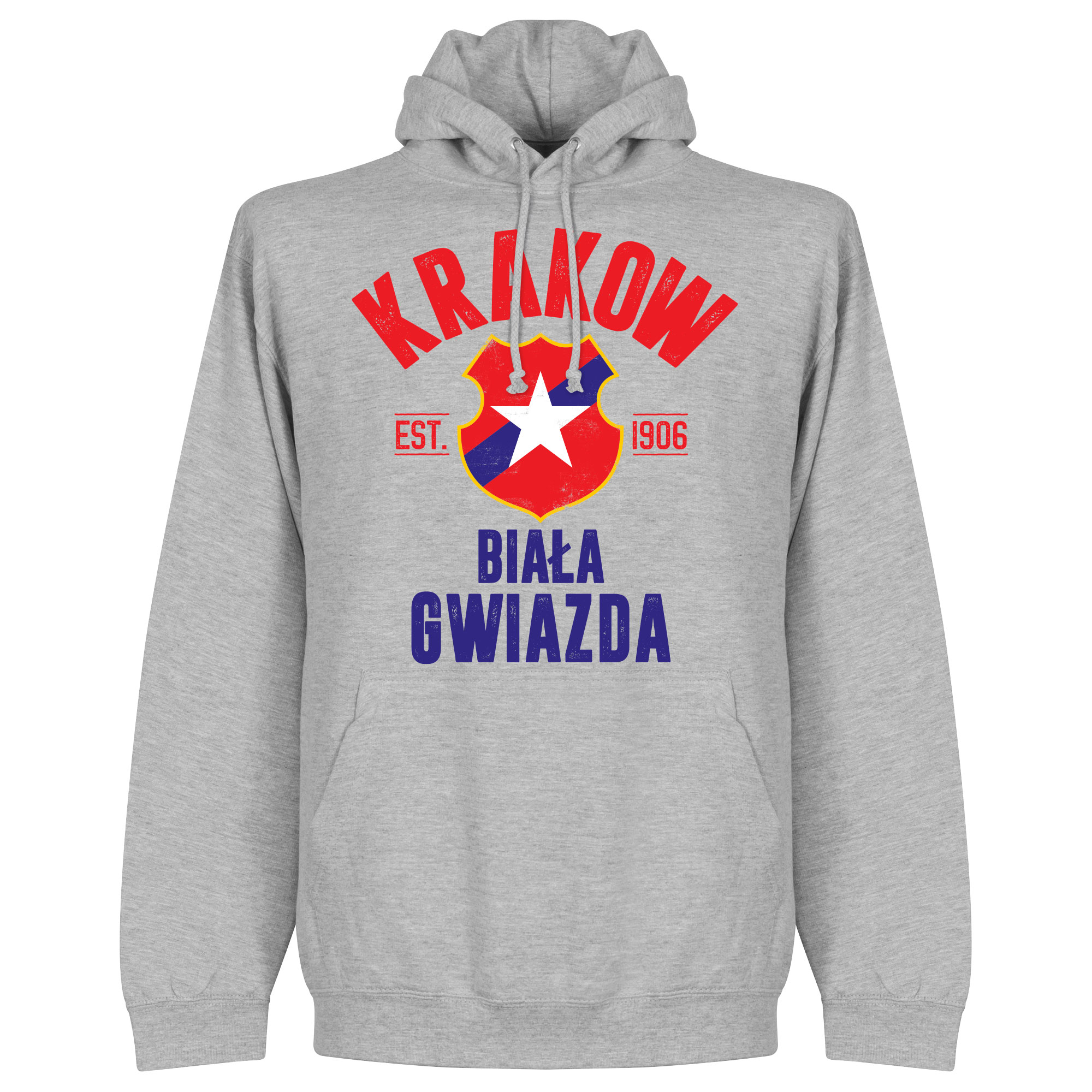 Retake Wisla Krakow Established Hooded Sweater Grijs retake kopen in de aanbieding
