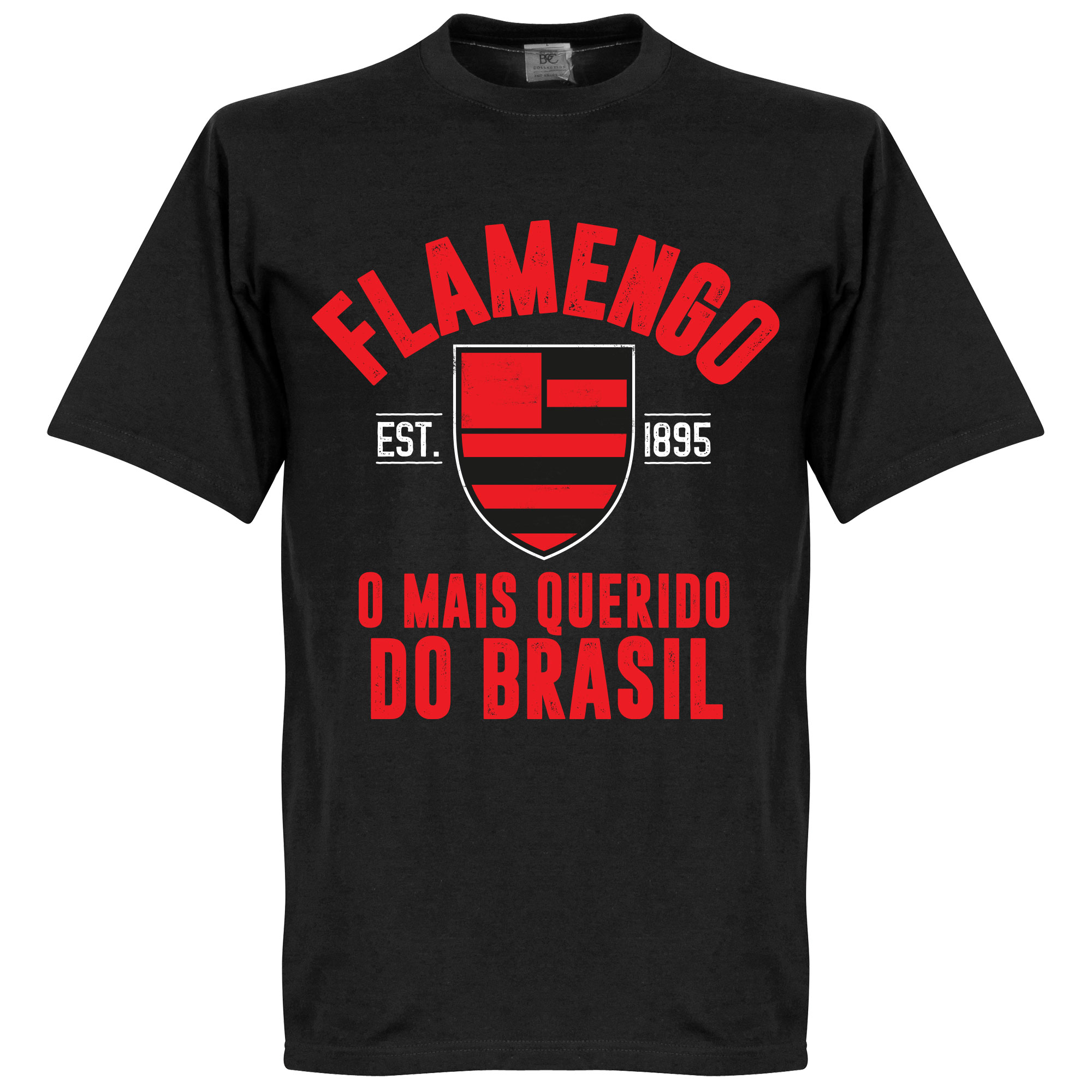 Retake Flamengo Established T Shirt Zwart retake kopen in de aanbieding