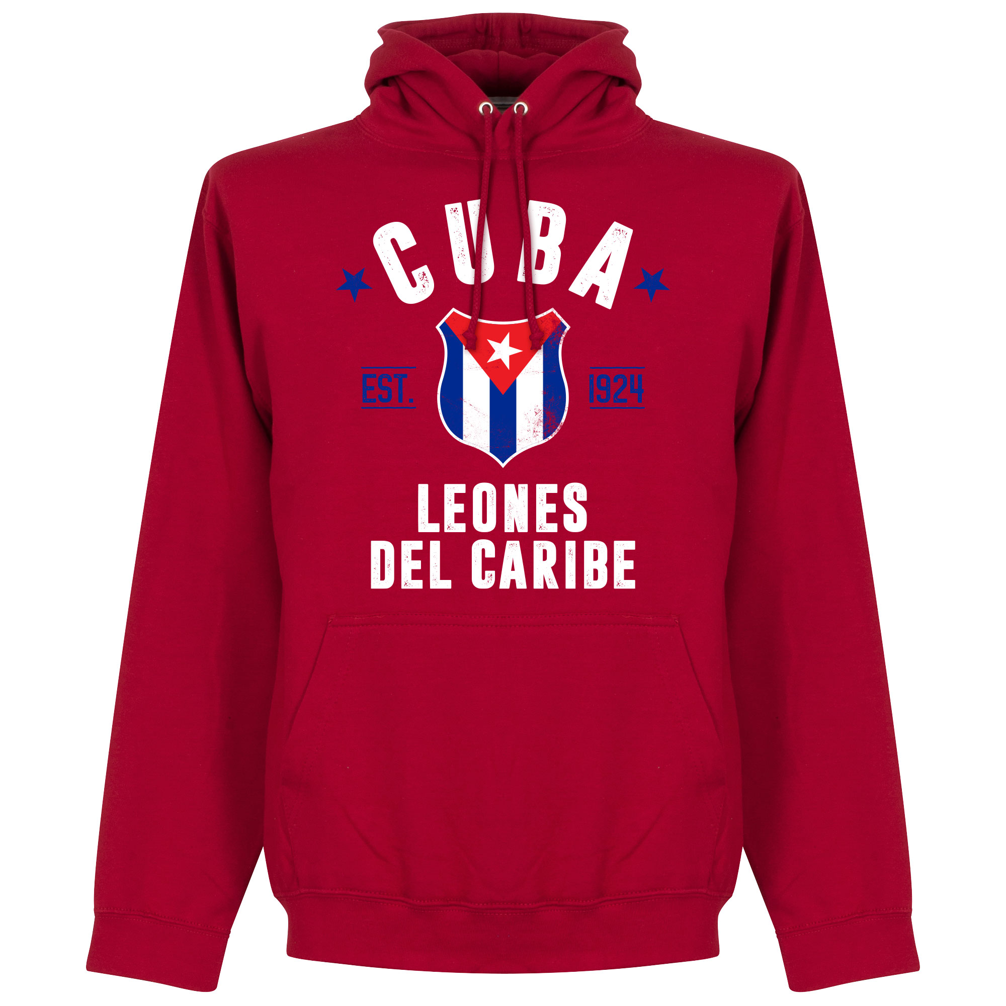 Cuba Established Hooded Sweater Rood