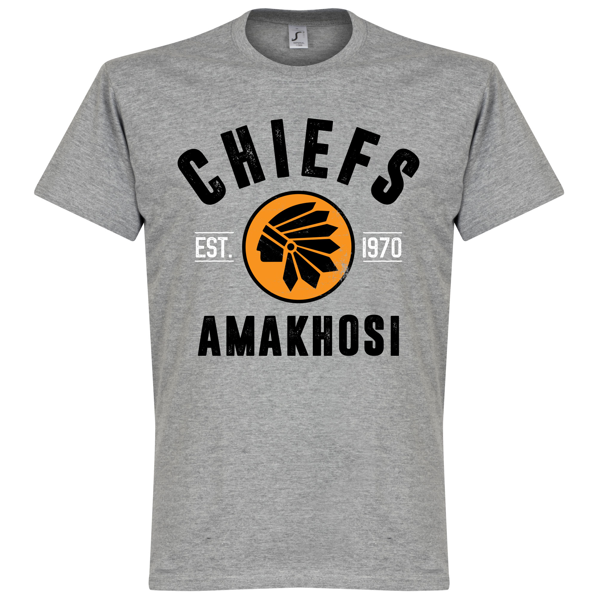 Retake Kaizer Chiefs Established T Shirt Grijs retake kopen in de aanbieding