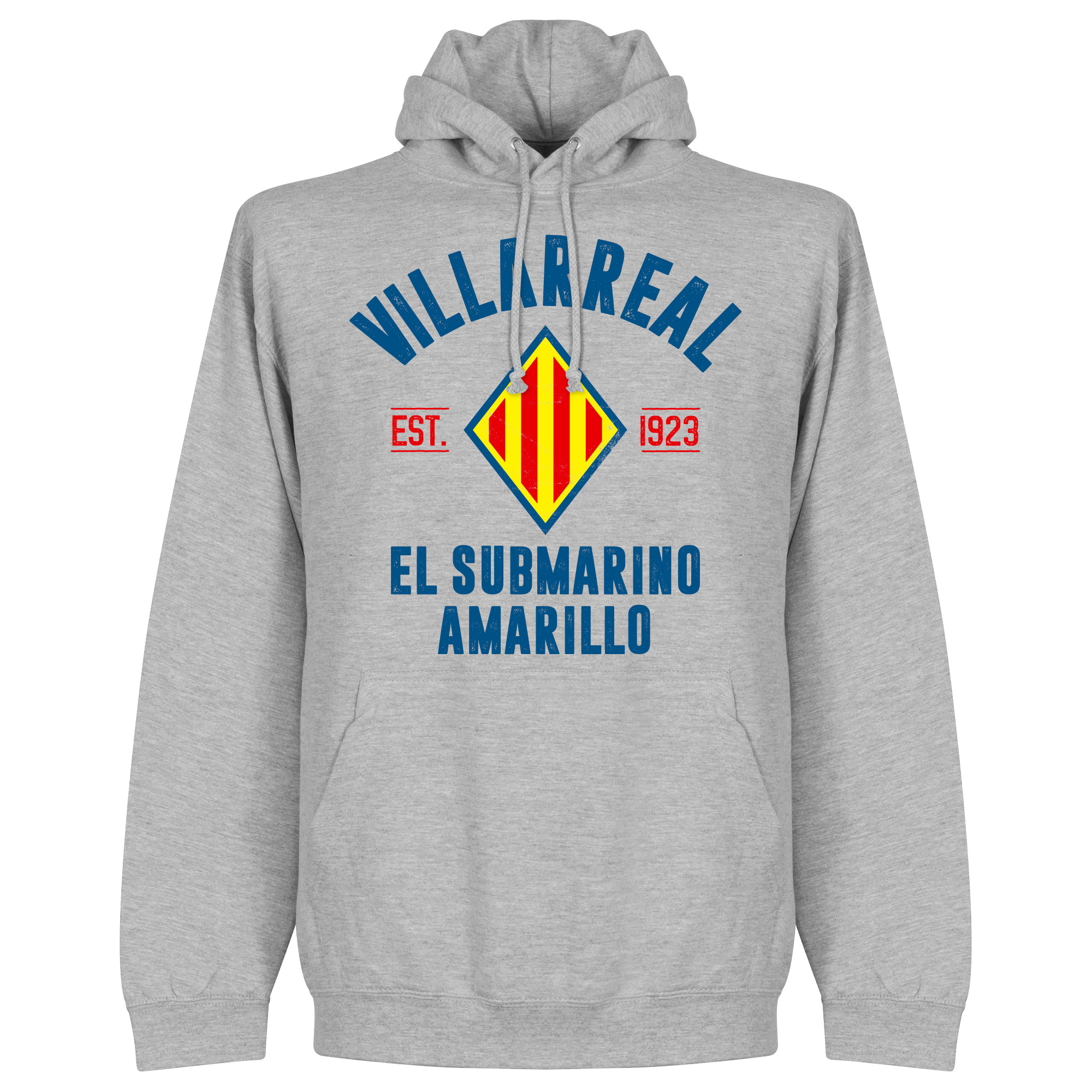 Retake Villarreal Established Hooded Sweater Grijs retake kopen in de aanbieding