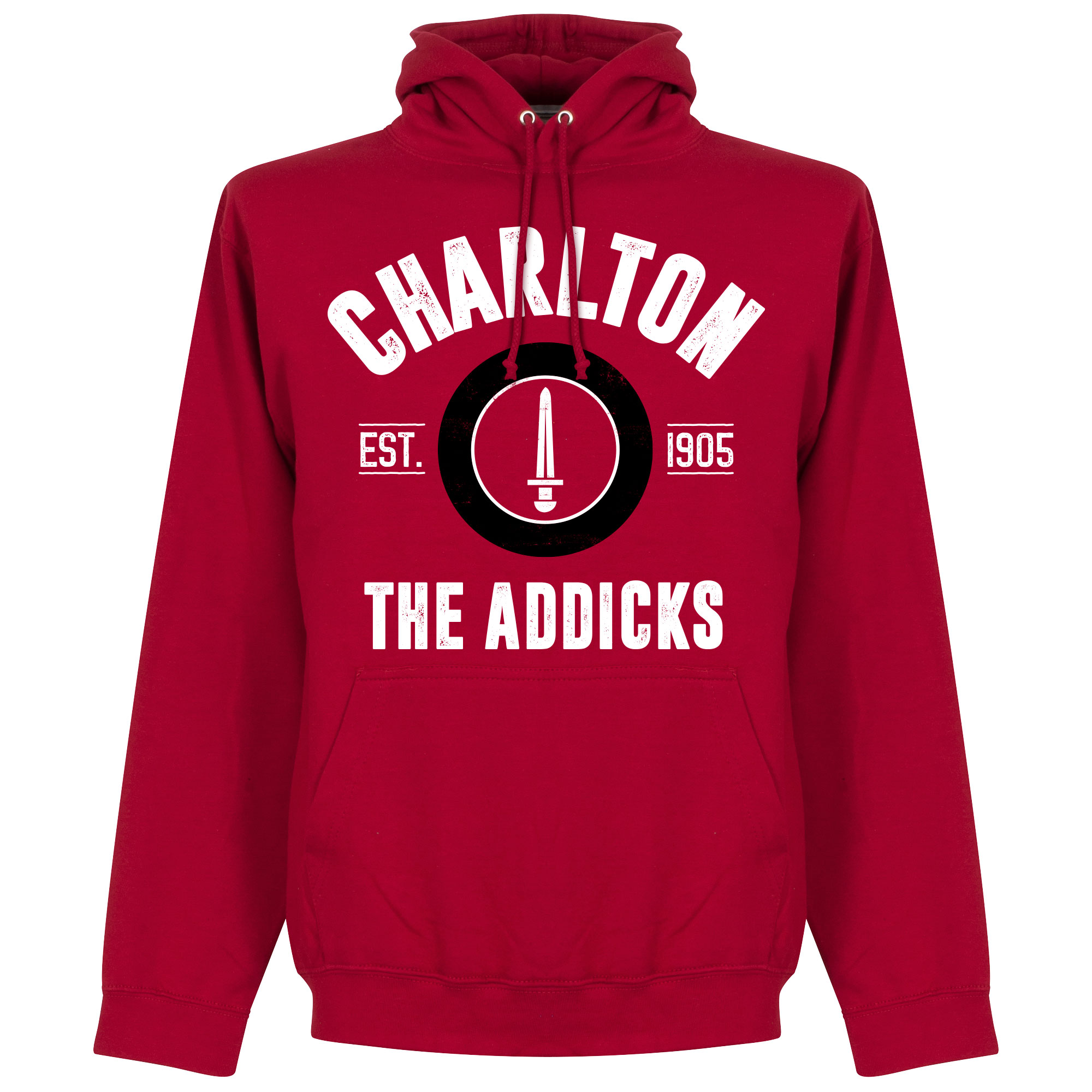 Charlton Athletic Established Hooded Sweater Rood