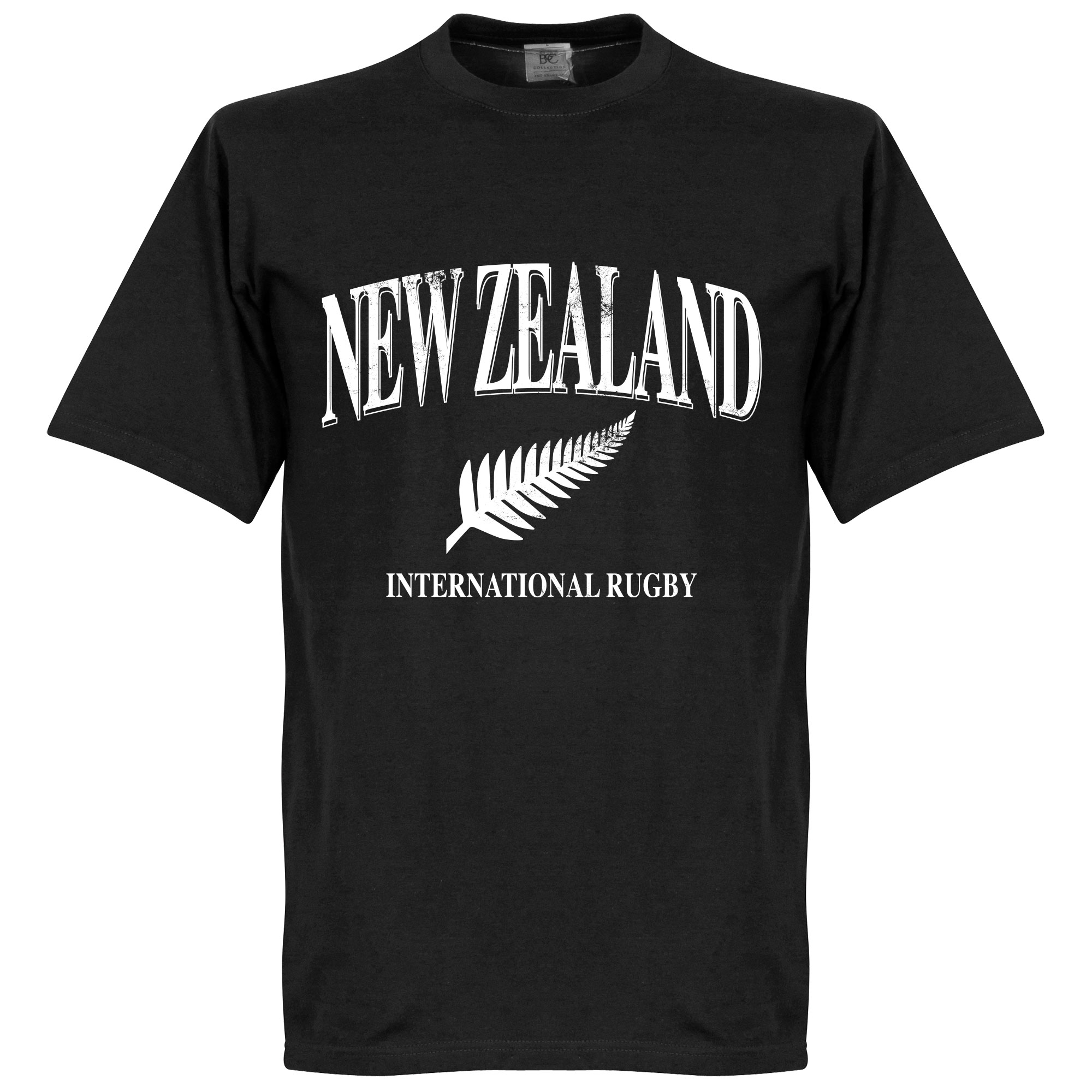 Nieuw Zeeland Rugby T-Shirt Zwart