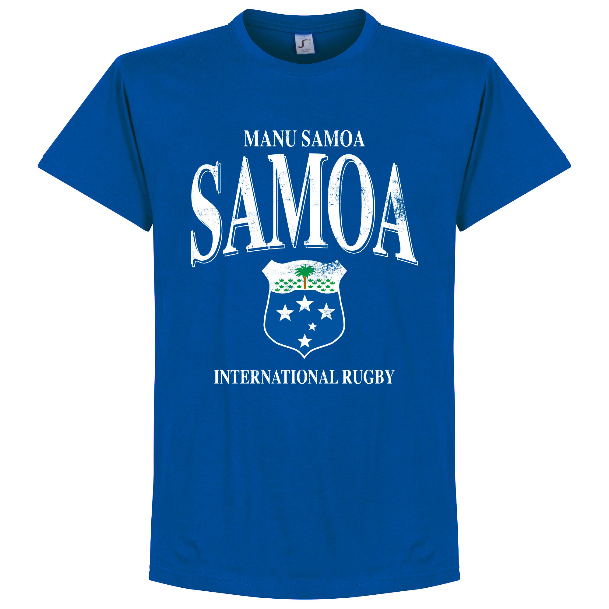 Samoa Rugby T-Shirt Blauw