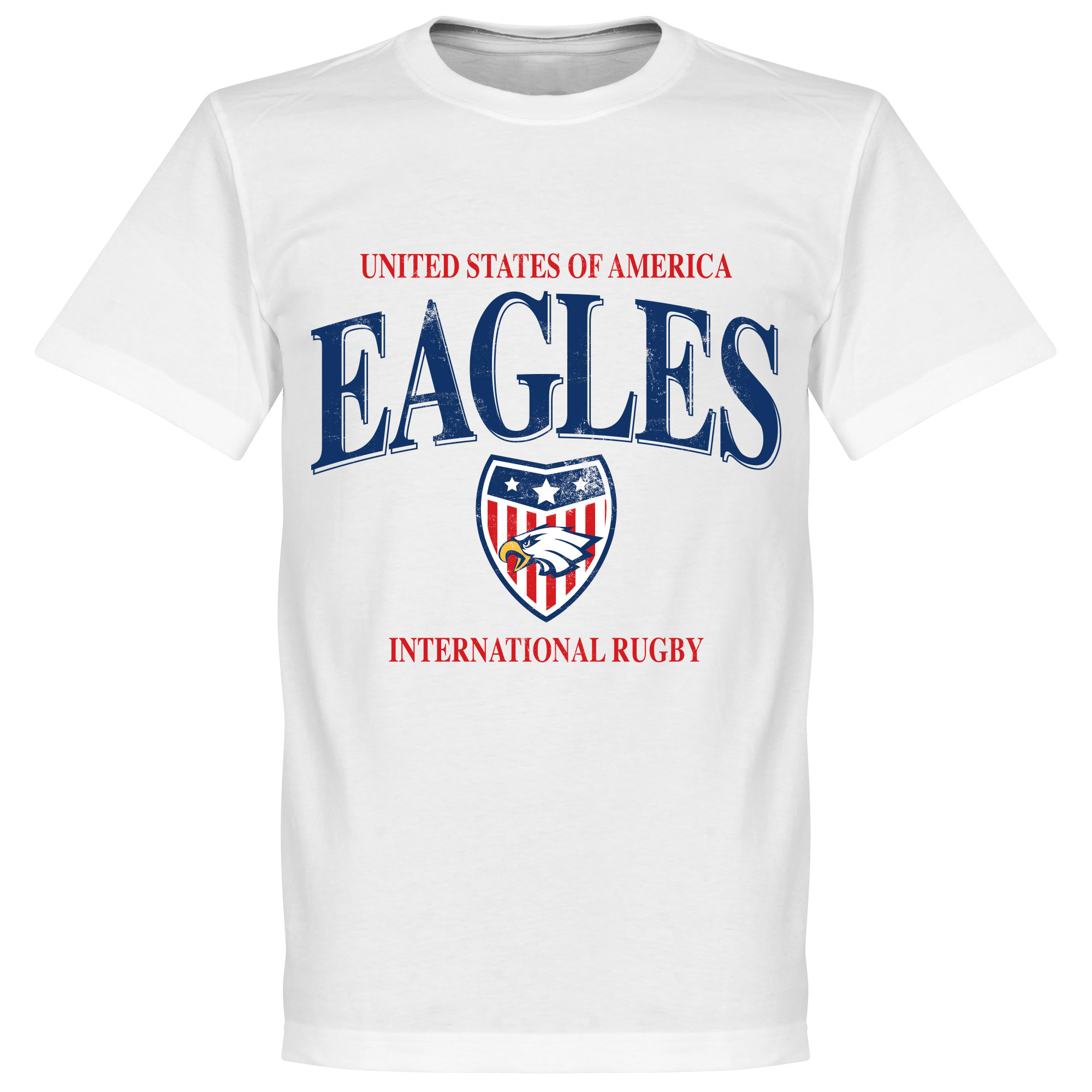 USA Rugby T-Shirt Wit