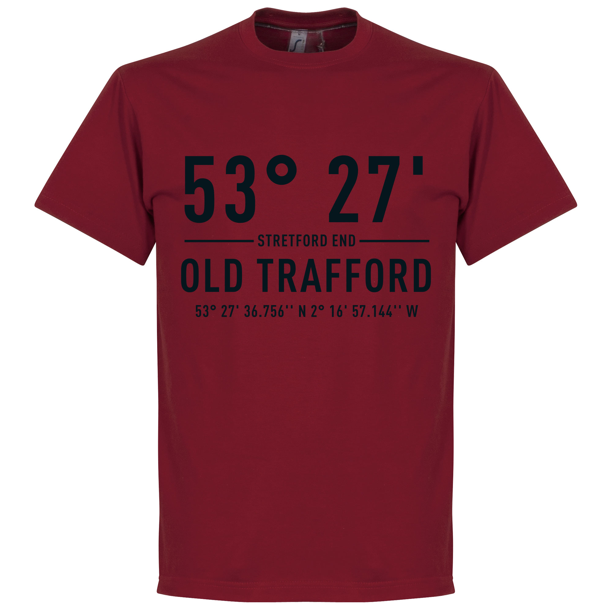 Retake Manchester United Old Trafford Coordinaten T Shirt Rood retake kopen in de aanbieding