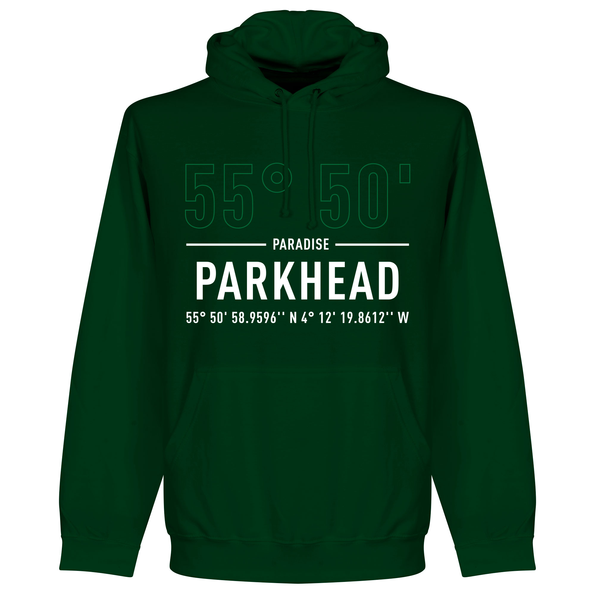 Retake Celtic Parkhead Coordinaten Hoodie Groen retake kopen in de aanbieding