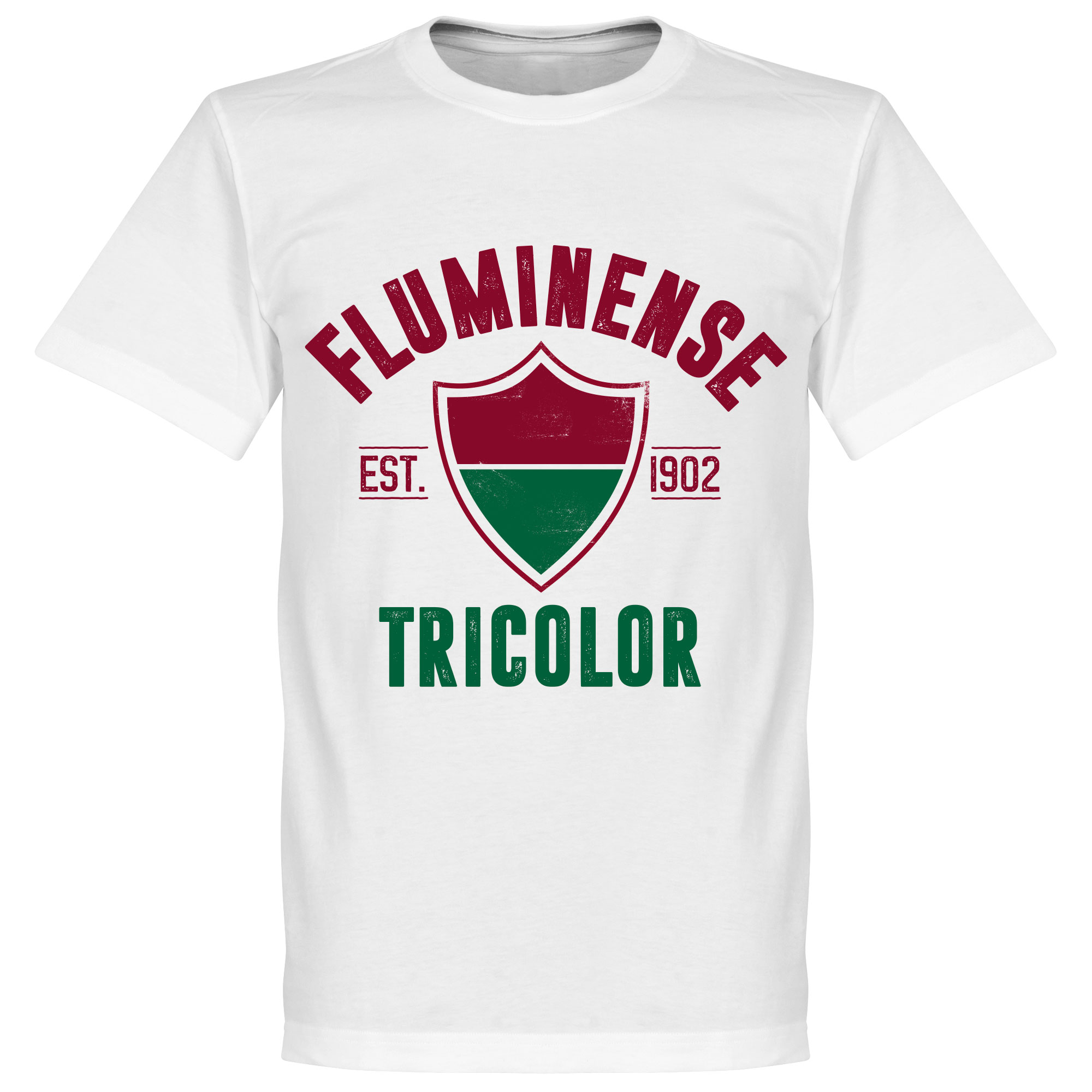 Retake Fluminense Established T Shirt Wit retake kopen in de aanbieding